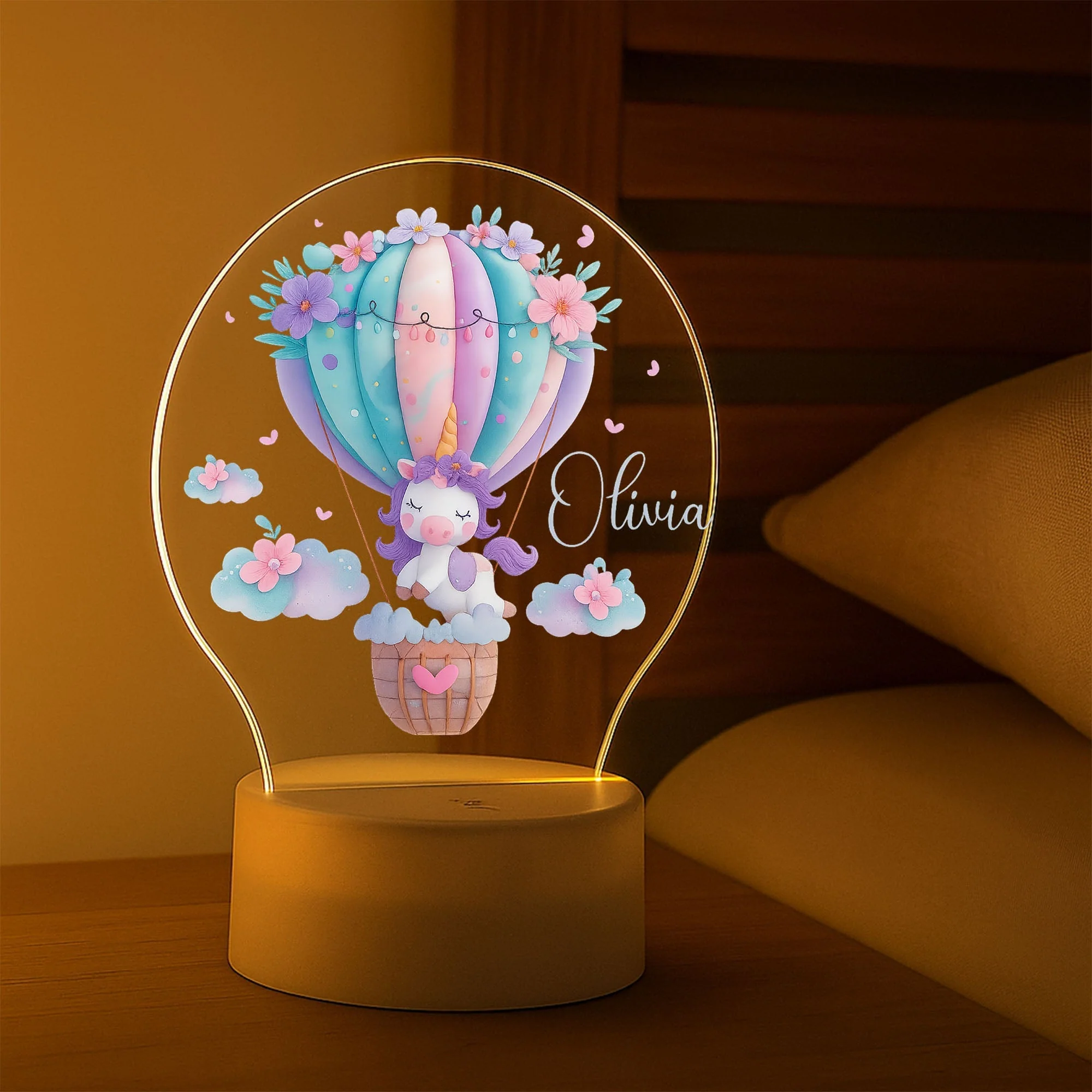 Unicorn Night Light | Kids Bedroom Decor | Children's Lights | Kids Bedrooms - Image 2