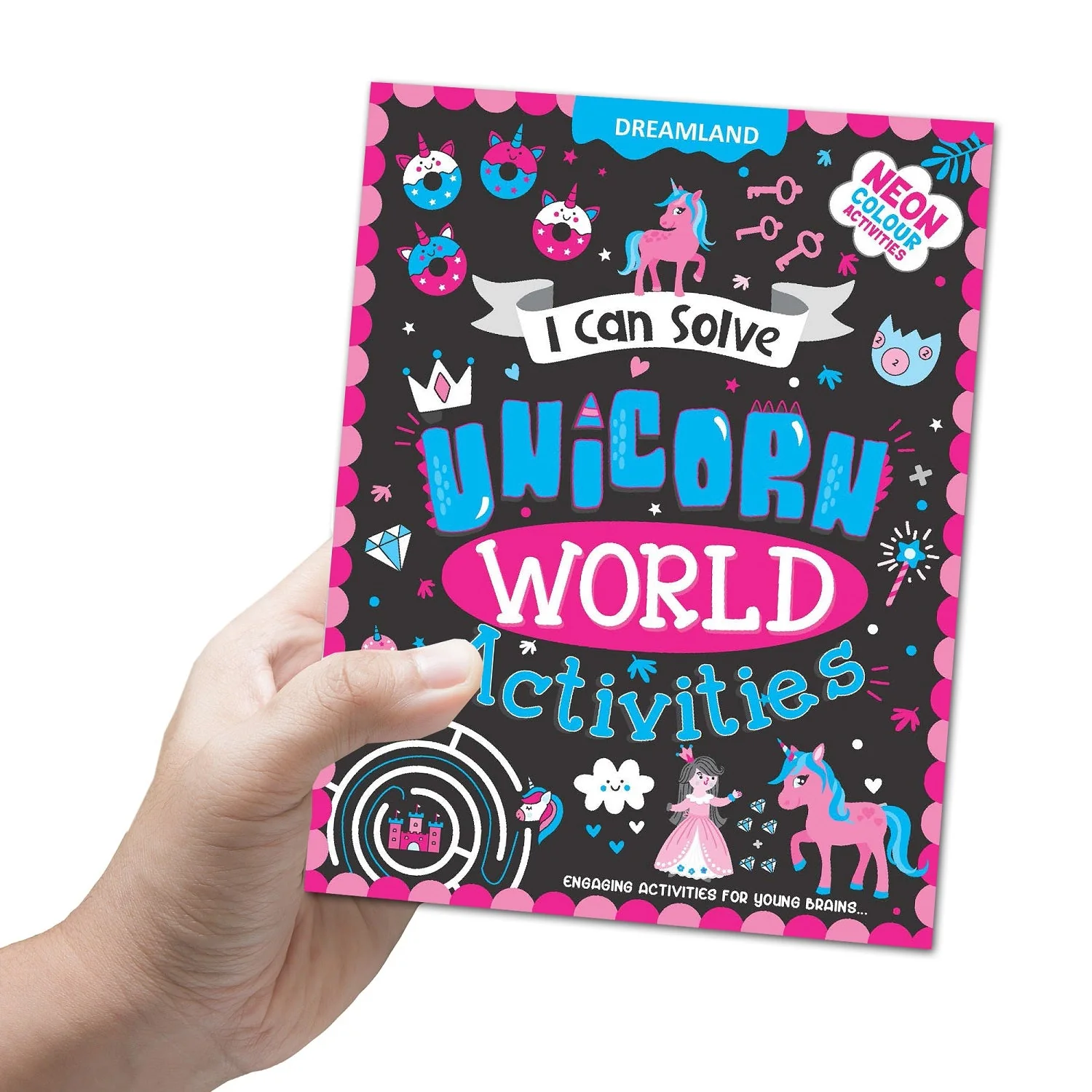 Unicorn World Activities – I Can Solve Activity Book for Kids Age 4- 8 Years | With Colouring Pages, Mazes, Dot-to-Dots - Image 2