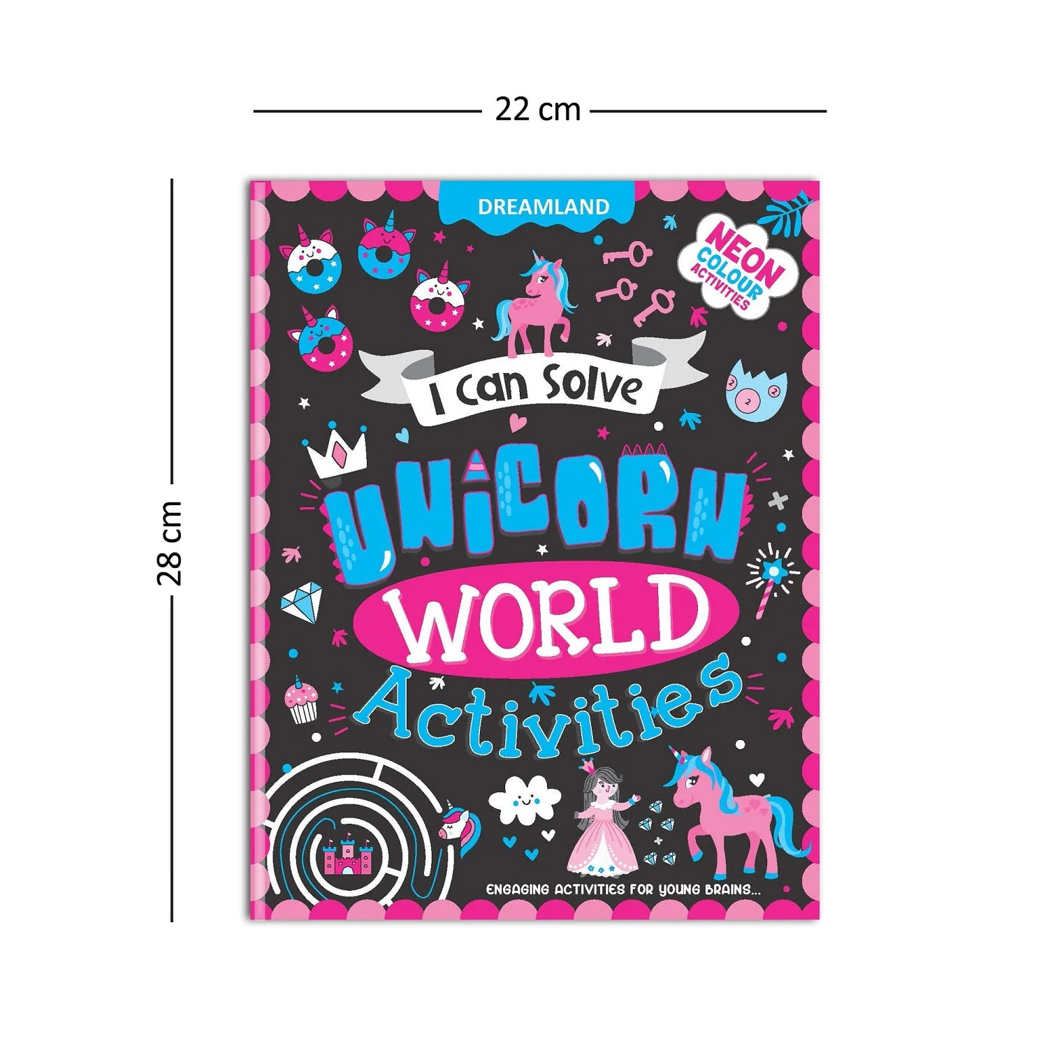 Unicorn World Activities – I Can Solve Activity Book for Kids Age 4- 8 Years | With Colouring Pages, Mazes, Dot-to-Dots - Image 3