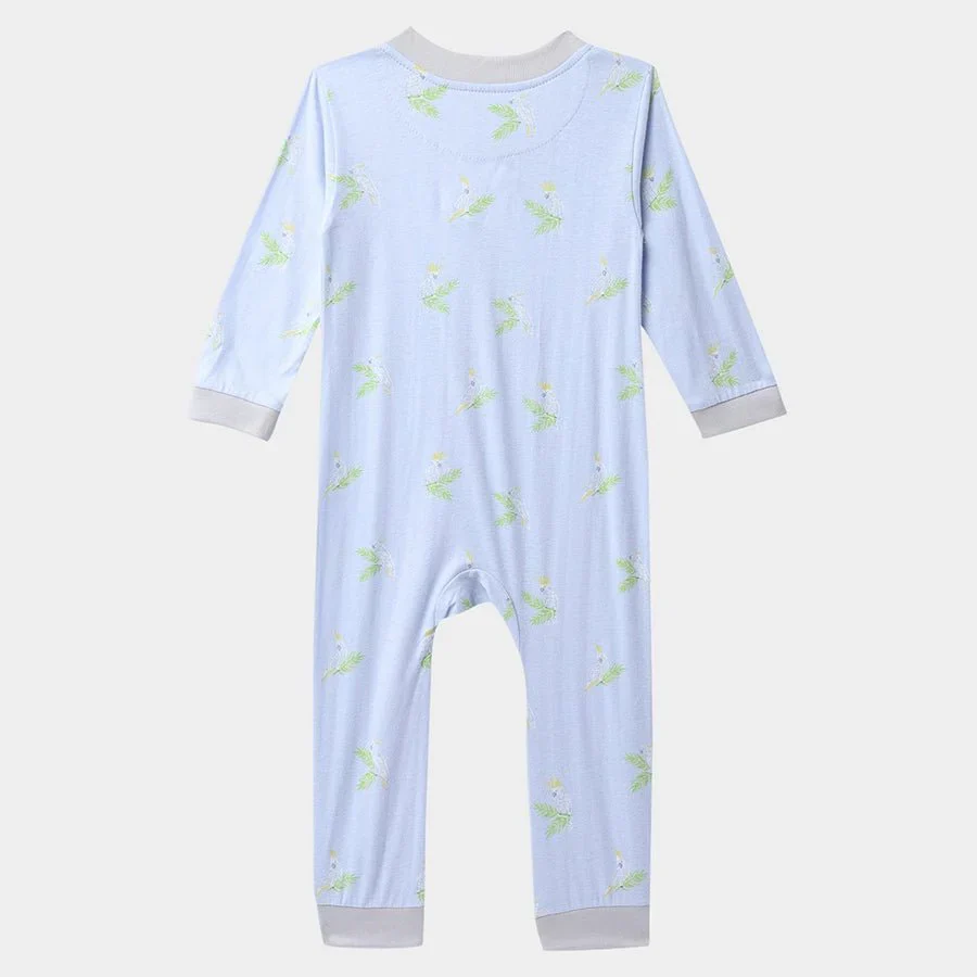 Unisex Floral Print Comfy Baby Sleep Suit (Pack Of 3) - Image 3