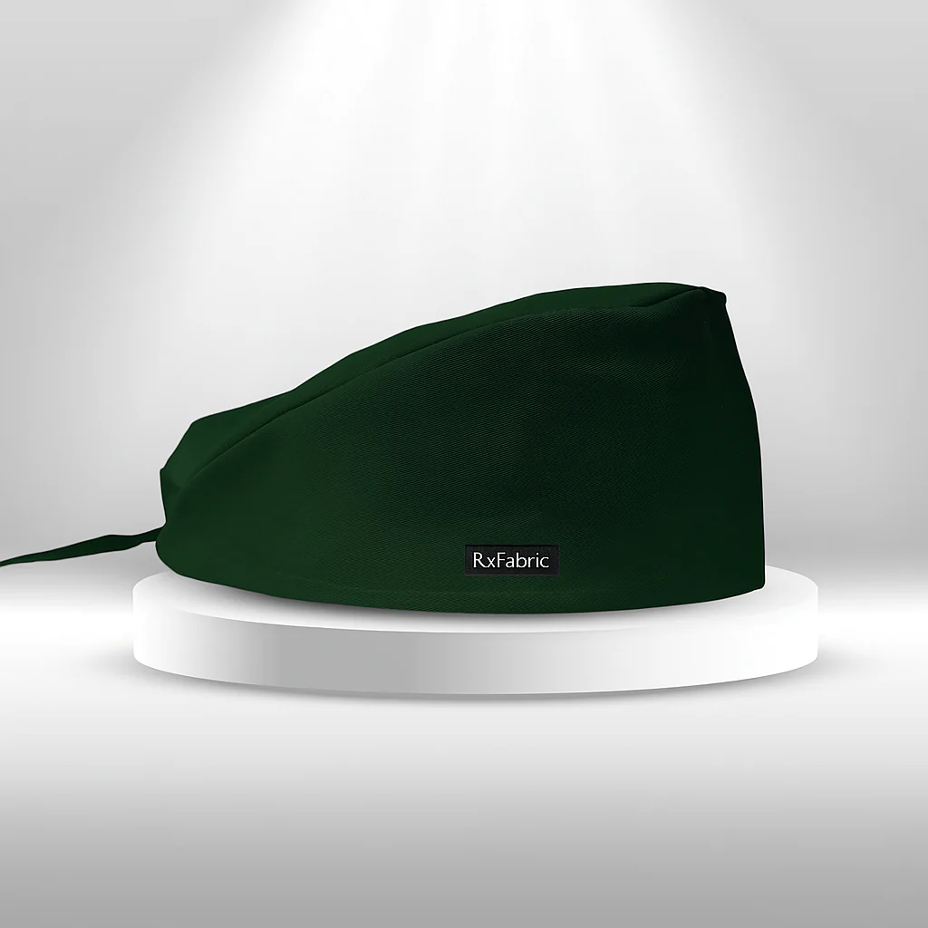 UniSex Scrub Headwear Pack of 2Pcs - Dark Green