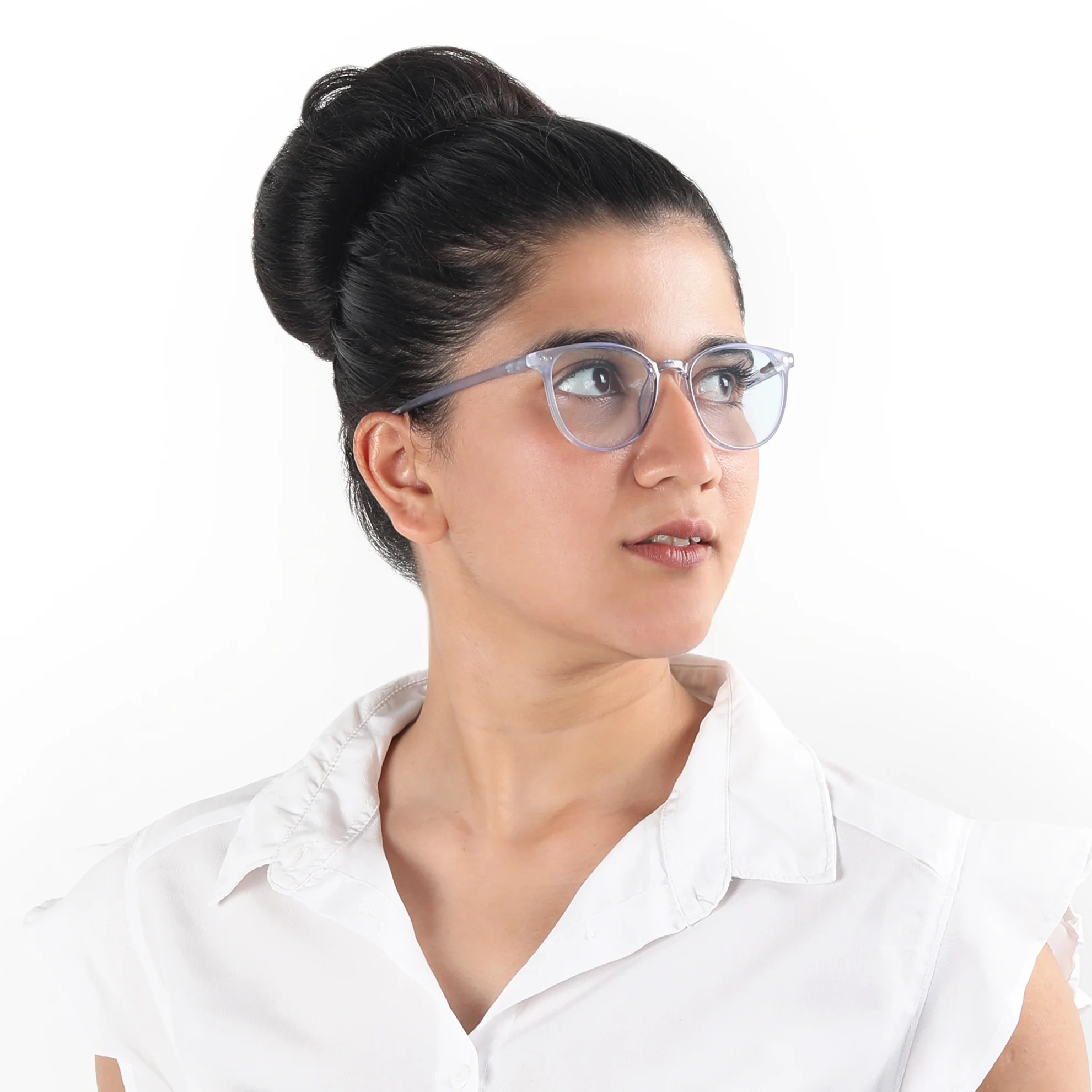 Unity Sight Round Blue Screen Glasses - Image 4