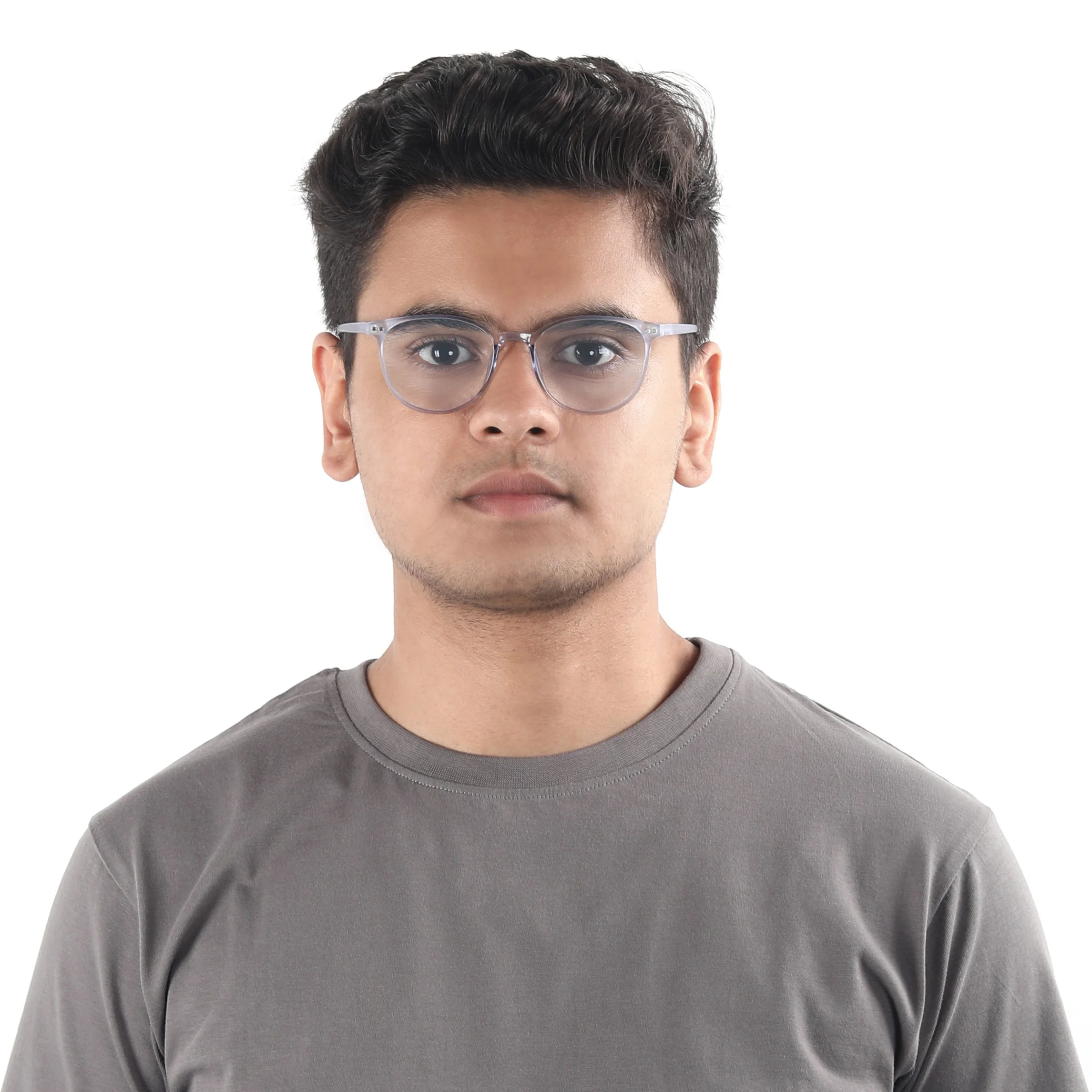 Unity Sight Round Blue Screen Glasses - Image 5