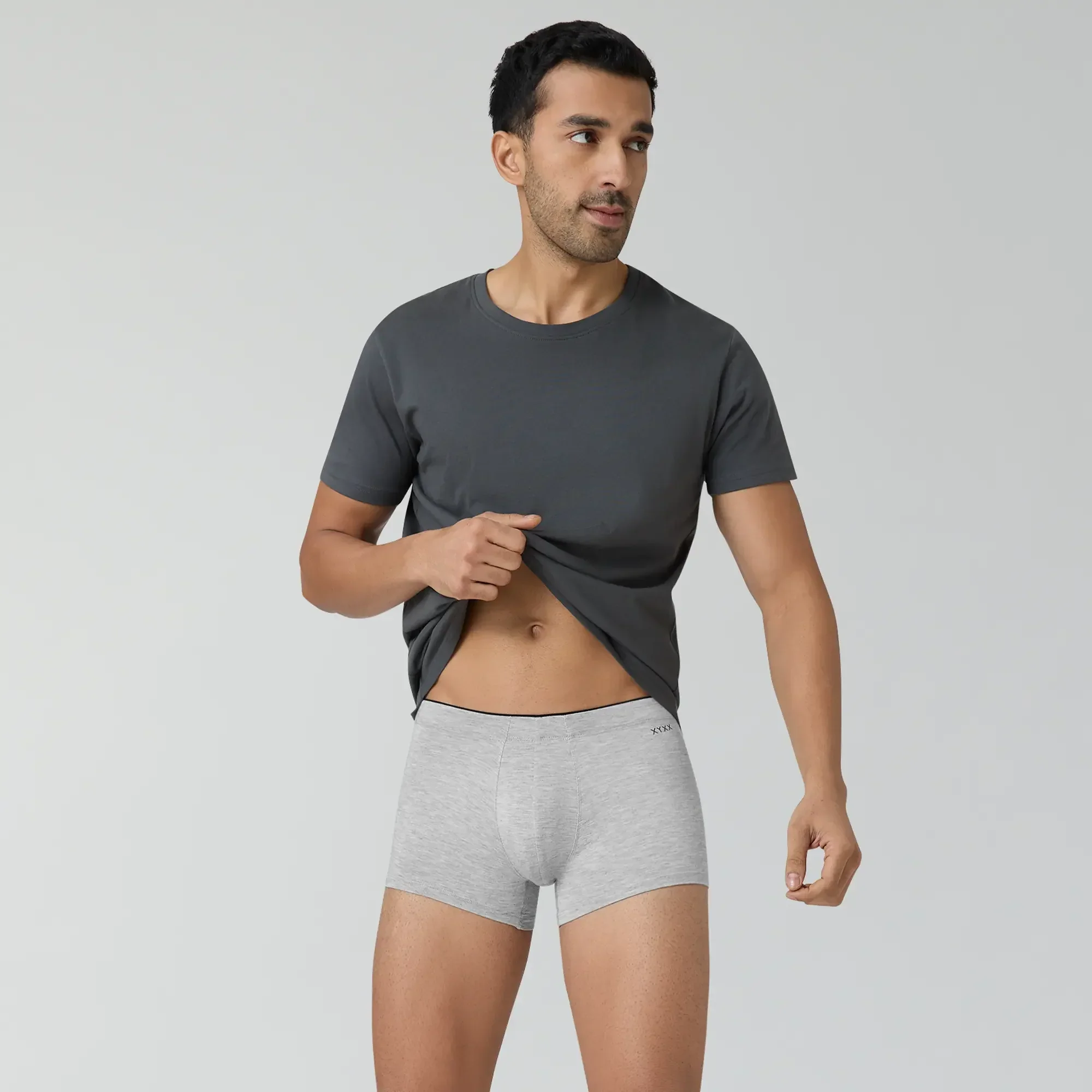 Uno Medley Modal Trunks Icy Grey - Image 5