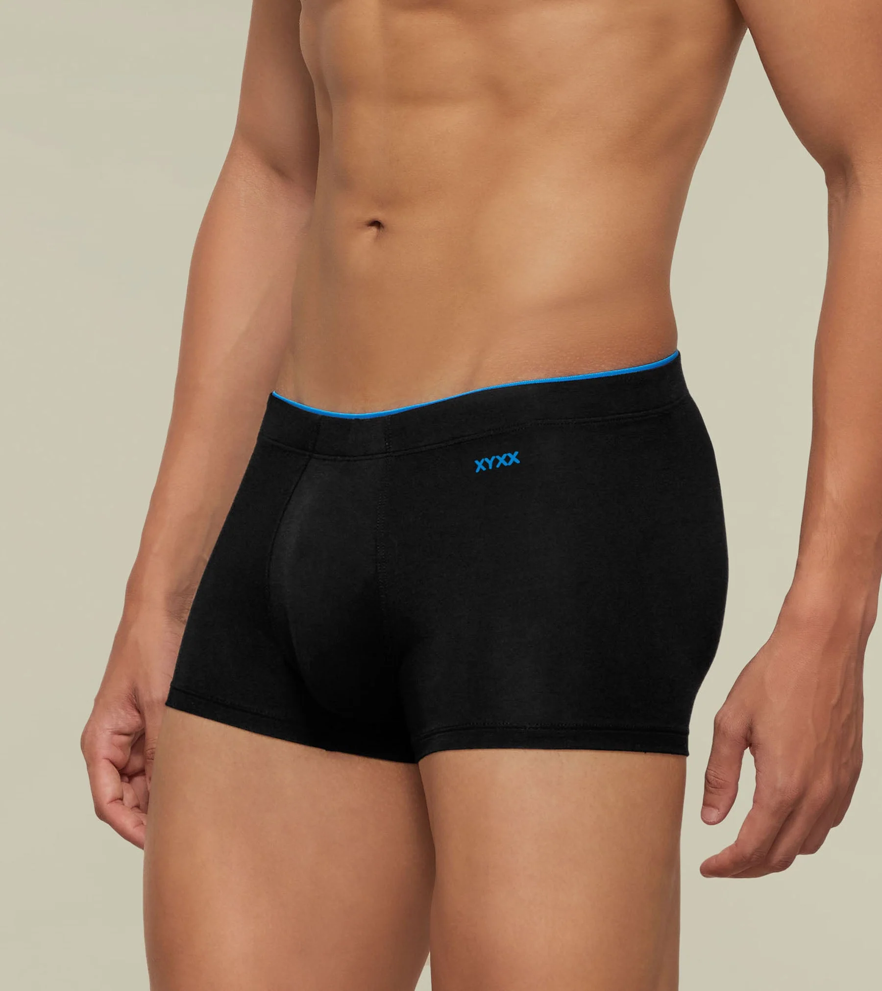 Uno Modal Trunks Pack of 3 (Black, Light Grey) - Image 3