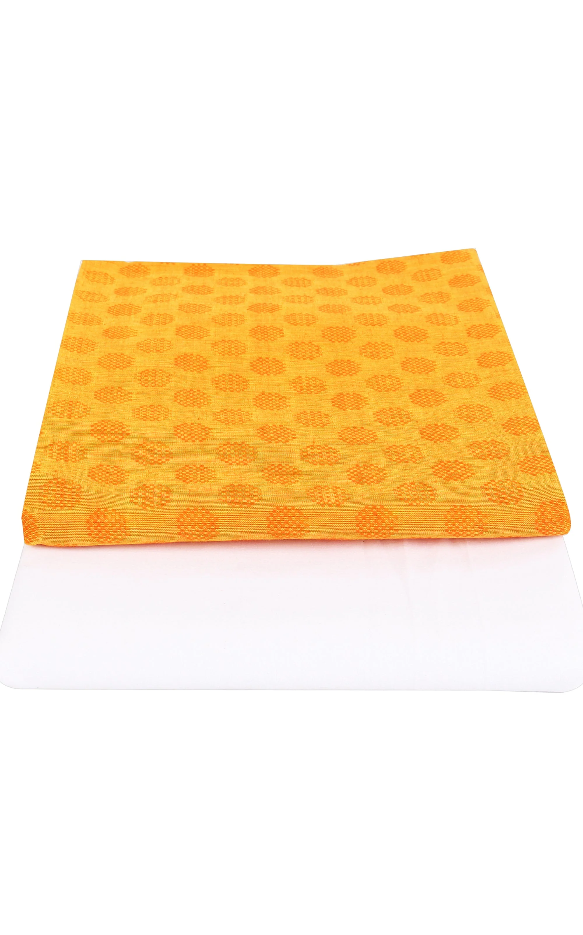 Unstitched Handloom Cotton Kurta Pyjama Piece Fabric Set - Image 2