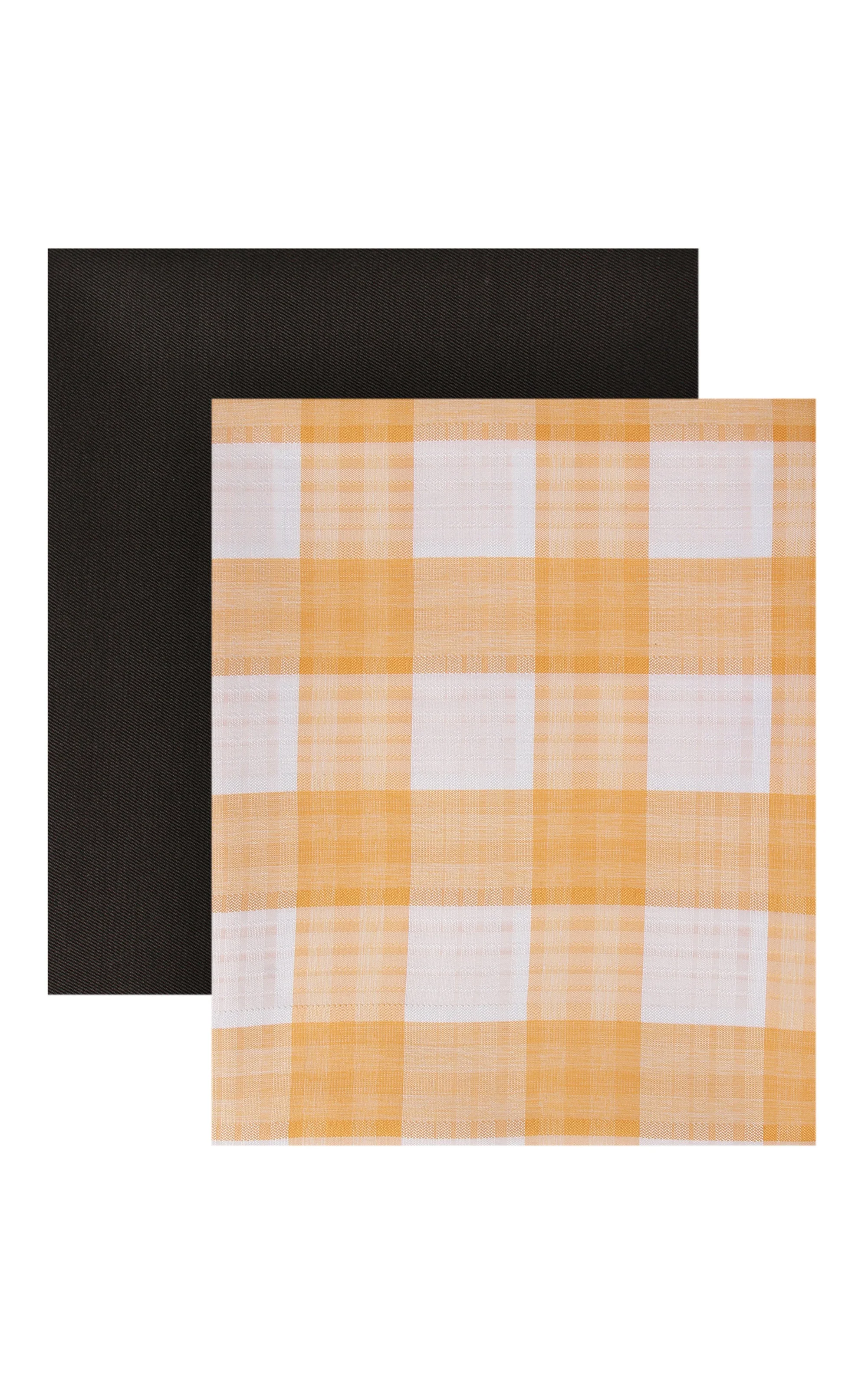 Unstitched PolyBlend Checks Shirt & Matching Trouser Set - Image 12