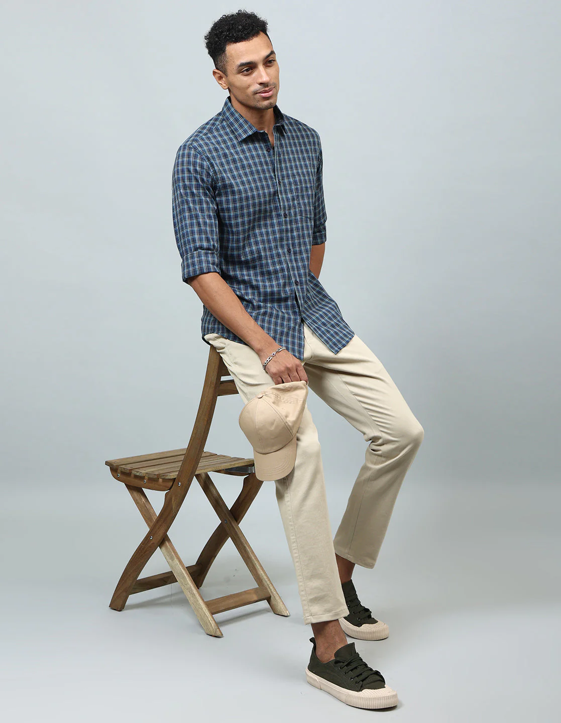 Uri Dark Blue Casual Shirt