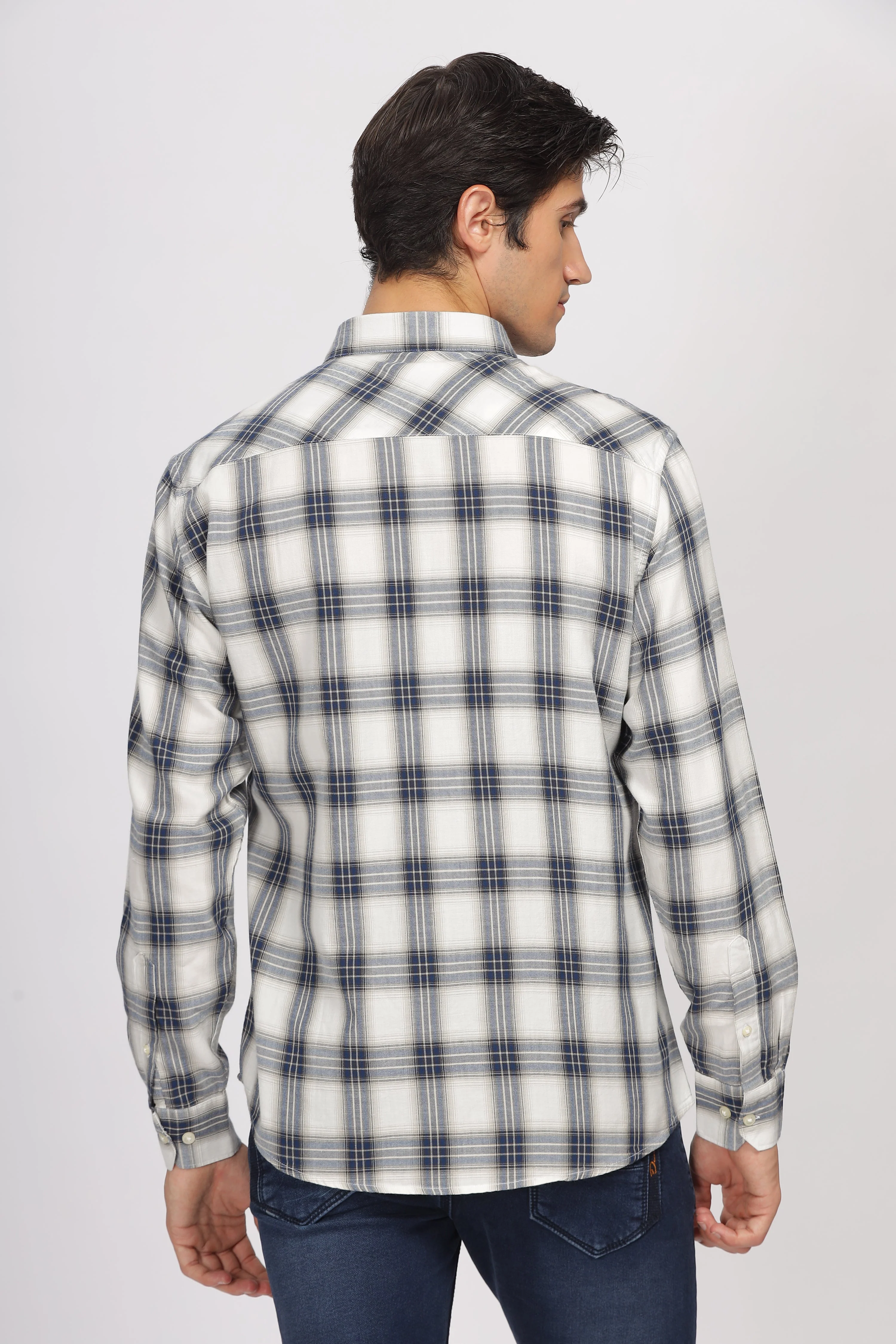 Uri Double Pocket Regular Fit Cotton Shirt - Image 3