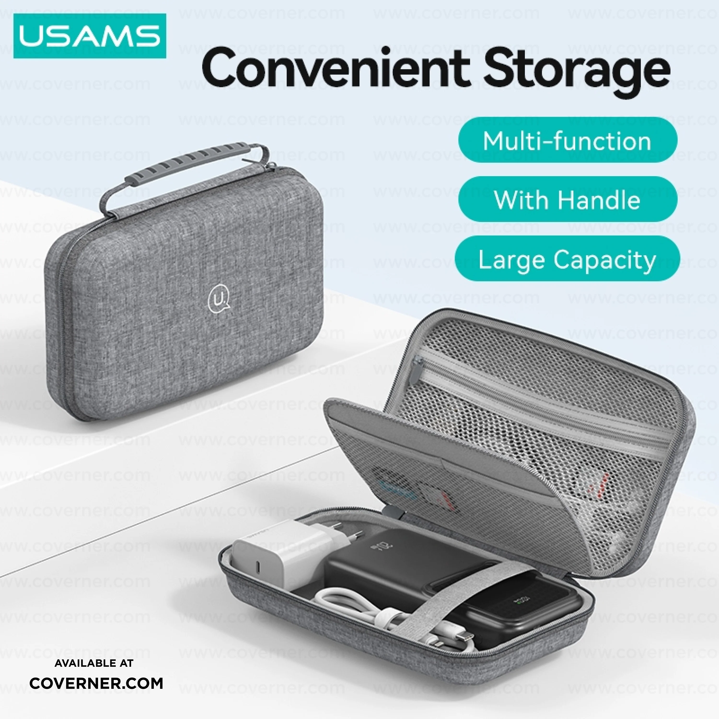 USAMS Hard Shell Organizer – Waterproof & Shockproof Storage Bag | Coverner India - Image 2