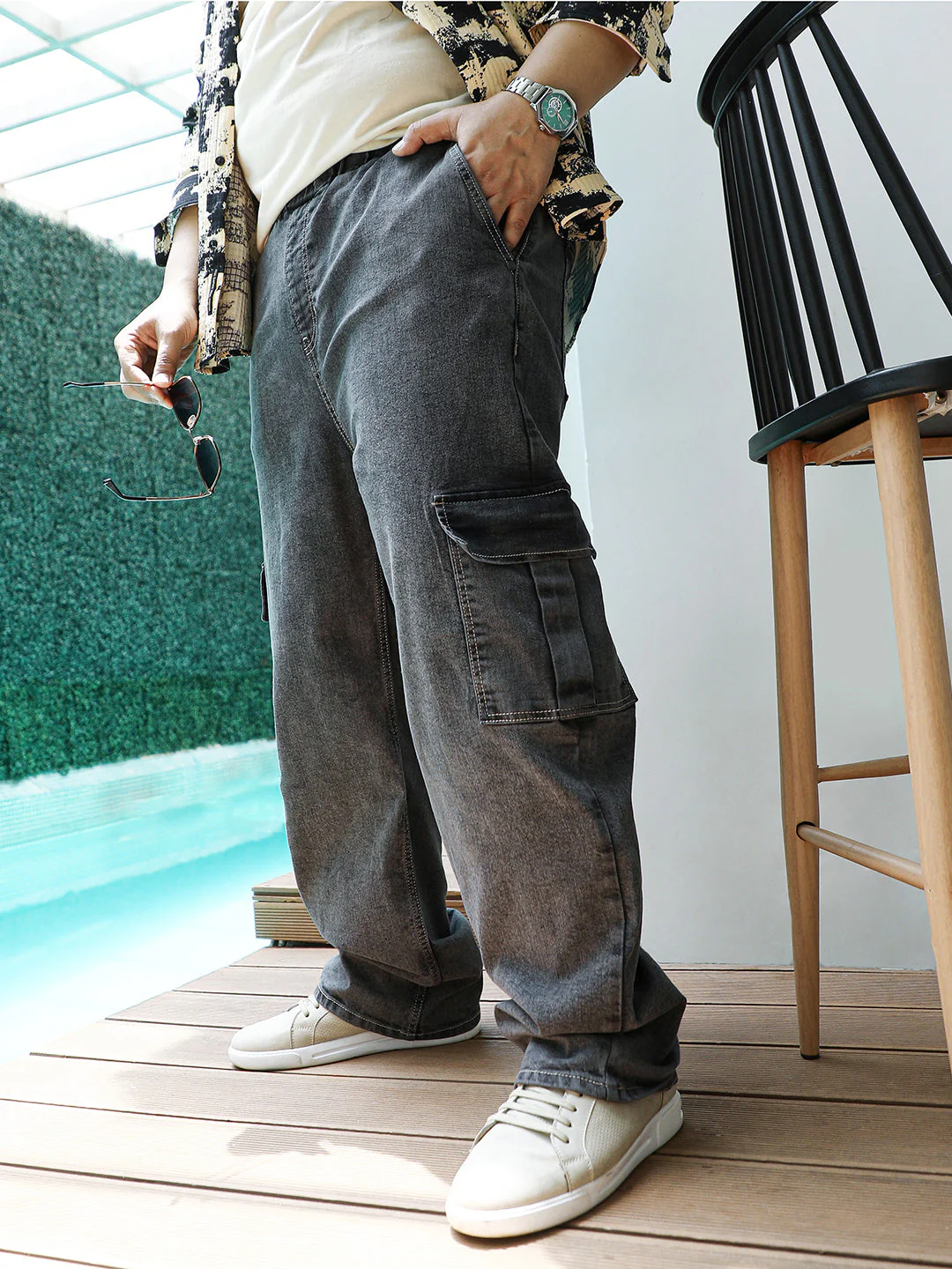 Utility Relaxed Denim Jeans - Image 32