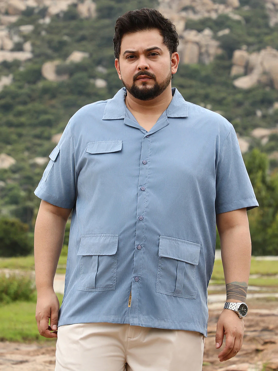 Utility Resort Oversized Shirt - Image 2
