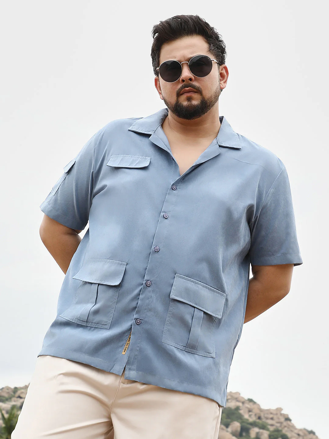 Utility Resort Oversized Shirt - Image 58