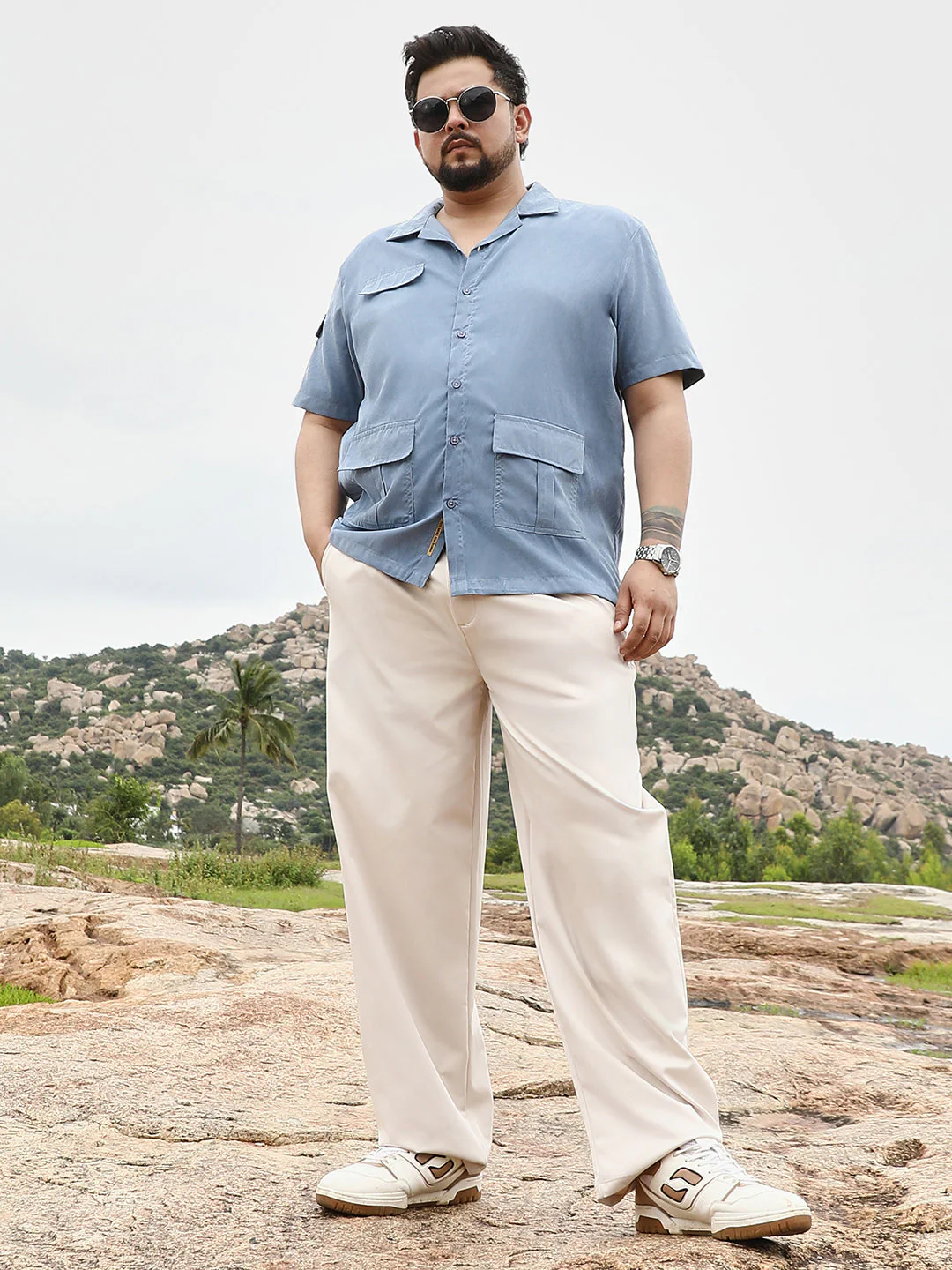 Utility Resort Oversized Shirt - Image 6