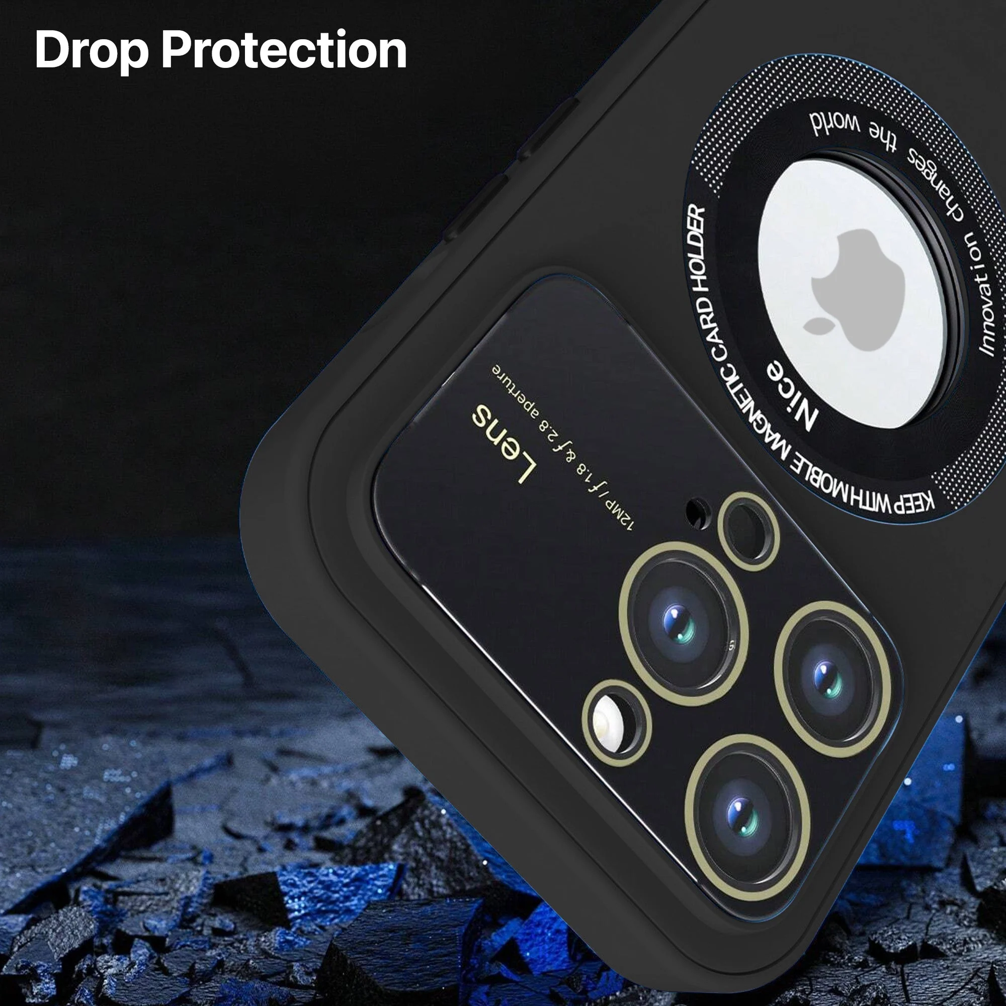 Vaku® Apple iPhone 14 Pro Polarized Magnetic Magpro Camera Lens Protector Logo Hole Back Cover - Image 9