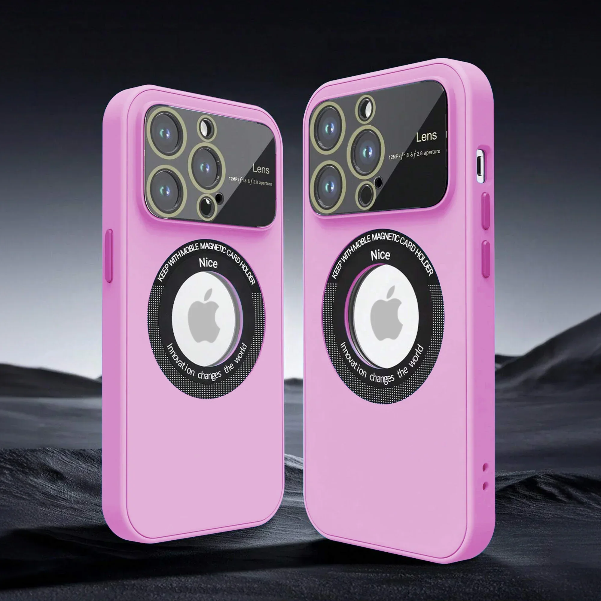Vaku® Apple iPhone 15 Pro Polarized Magnetic Magpro Camera Lens Protector Logo Hole Back Cover - Image 7