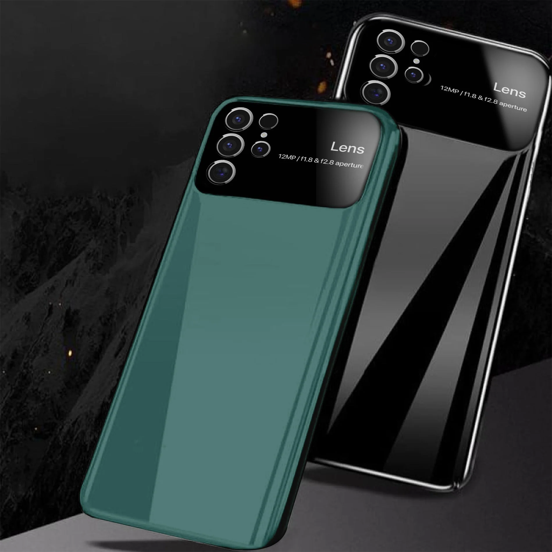 Vaku® Samsung Galaxy S24 Ultra Glazed Polarized Camera Lens Protector Shockproof Back Cover - Image 11