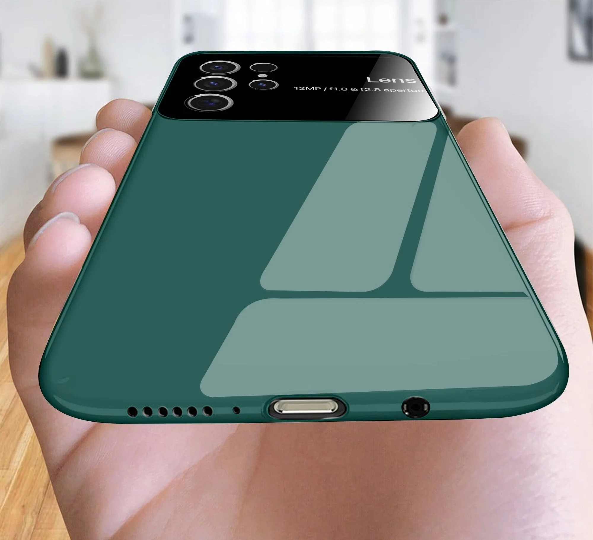 Vaku® Samsung Galaxy S24 Ultra Glazed Polarized Camera Lens Protector Shockproof Back Cover - Image 12