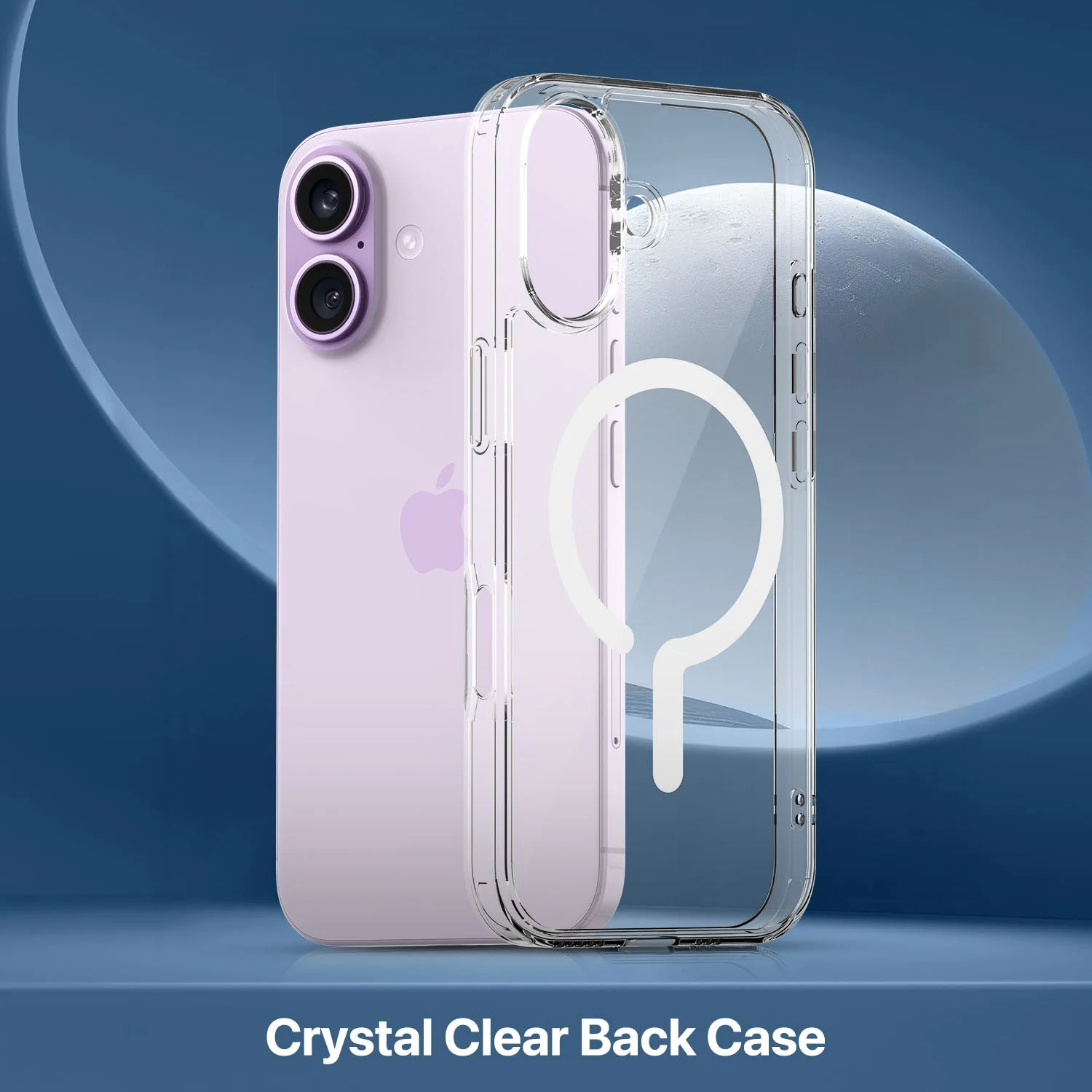 Vaku Luxos ® Apple iPhone 17 Glassy MagPro Clear TPU Shockproof Scratch Resistant Military-Grade Protection Back Cover - Image 3