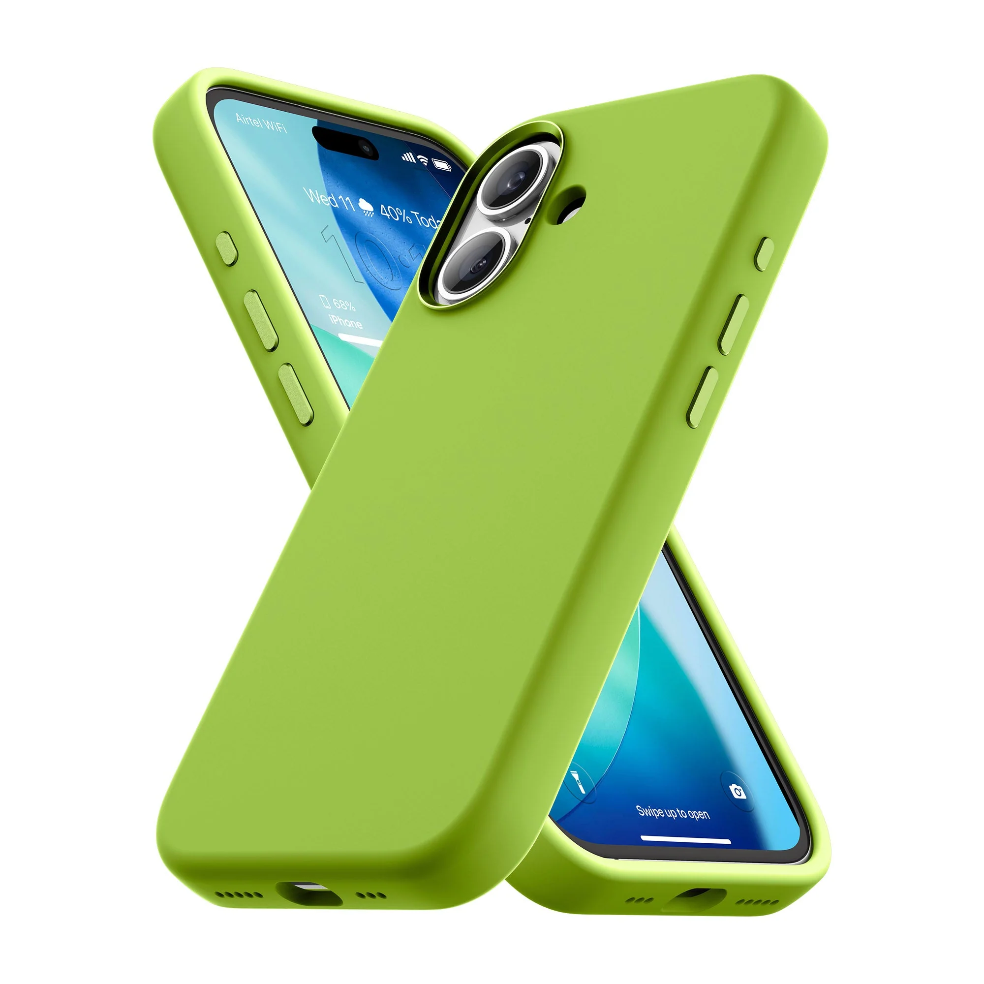 Vaku Luxos ® Apple iPhone 17 Liquid Silicone Slim Protective Shockproof Phone Back Cover with Anti-Scratch Microfiber Lining - Image 4