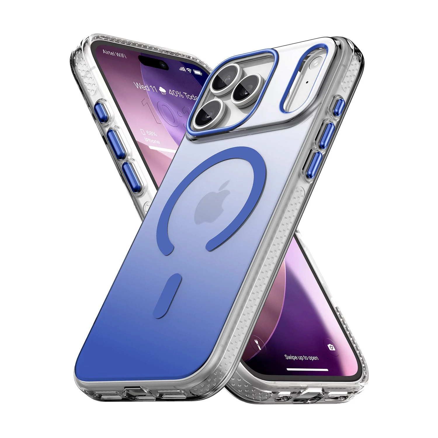 Vaku Luxos ® Apple iPhone 17 Pro Max Triton Magpro Dual Matte Tone Scratch Resistant Camera Screen Protector Shockproof Protective Back Cover - Image 5