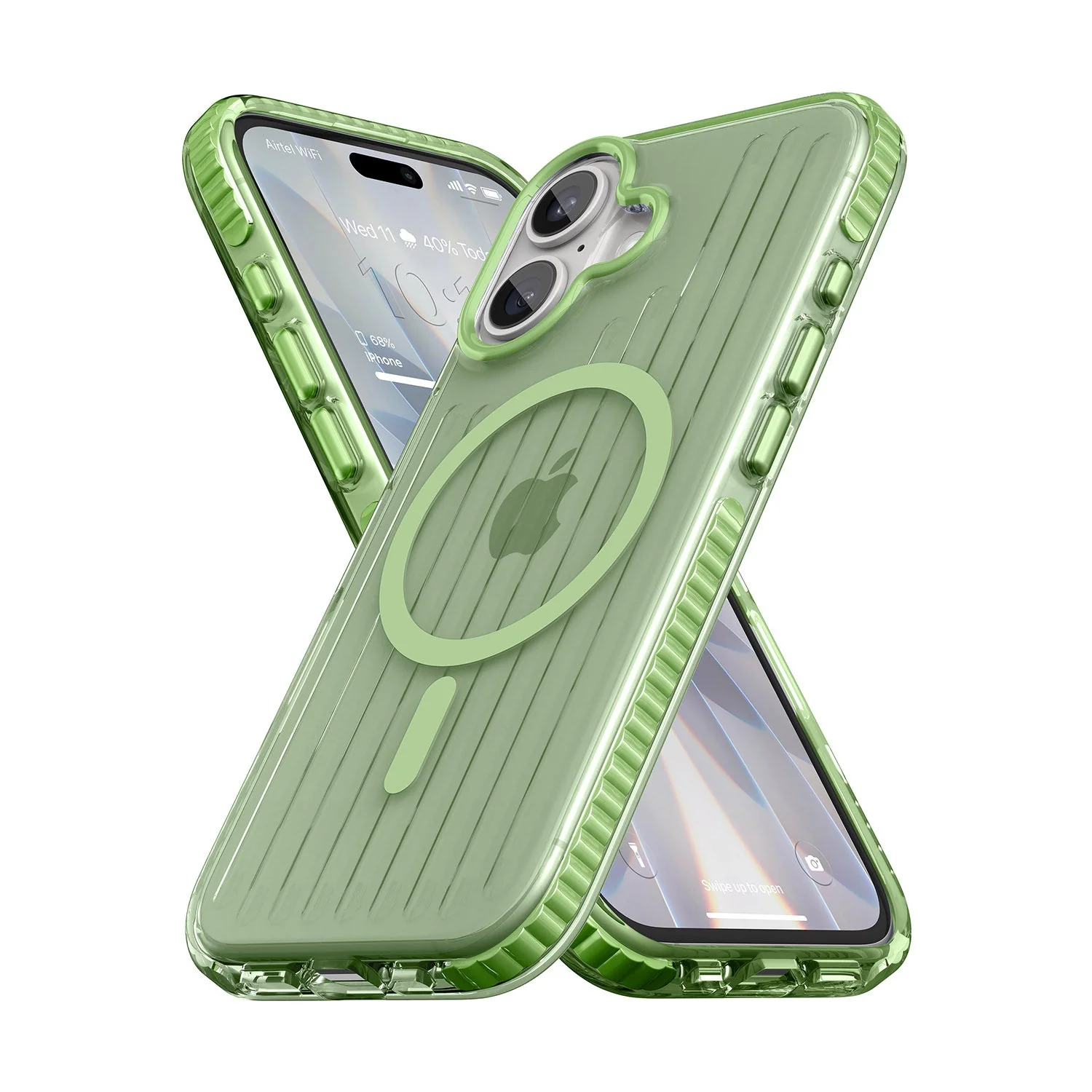 Vaku Luxos ® Apple iPhone 17 Zyden Magpro Scratch Resistant Military-Grade Protection Case With Metal Camera Ring Screen Protector Shockproof Back Cover - Image 2
