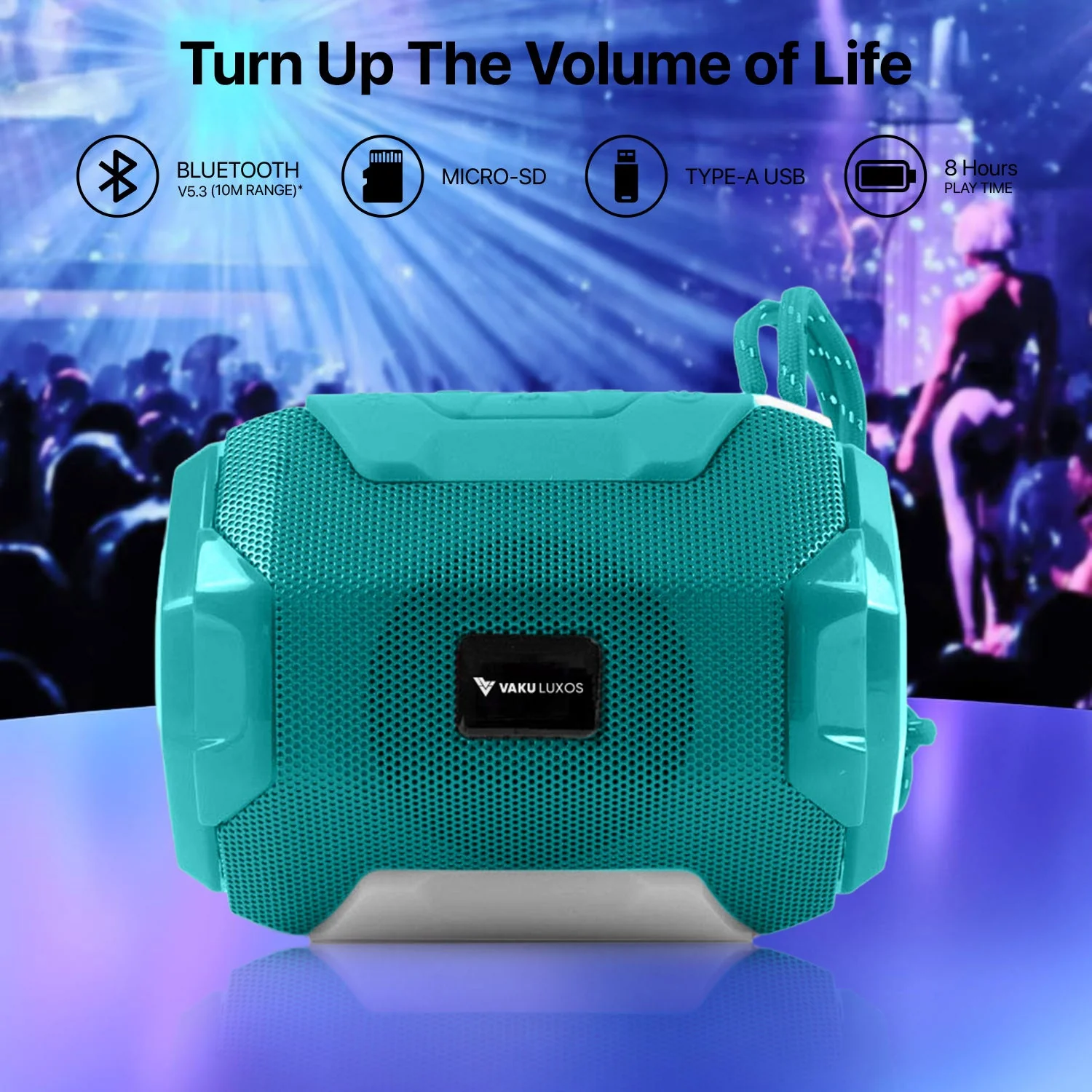 Vaku Luxos ® Audilo 10W RMS Wireless Bluetooth Speaker - Image 10