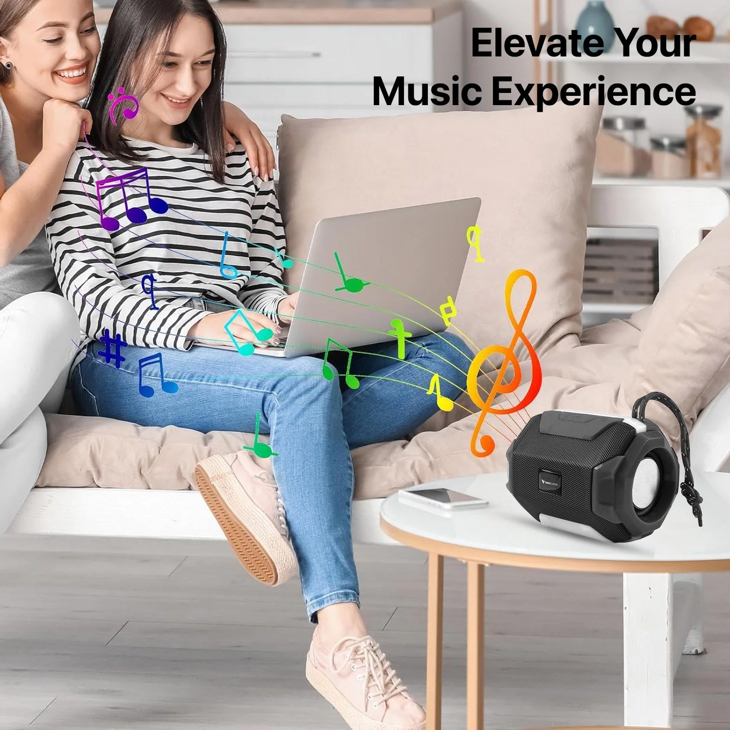 Vaku Luxos ® Audilo 10W RMS Wireless Bluetooth Speaker - Image 8