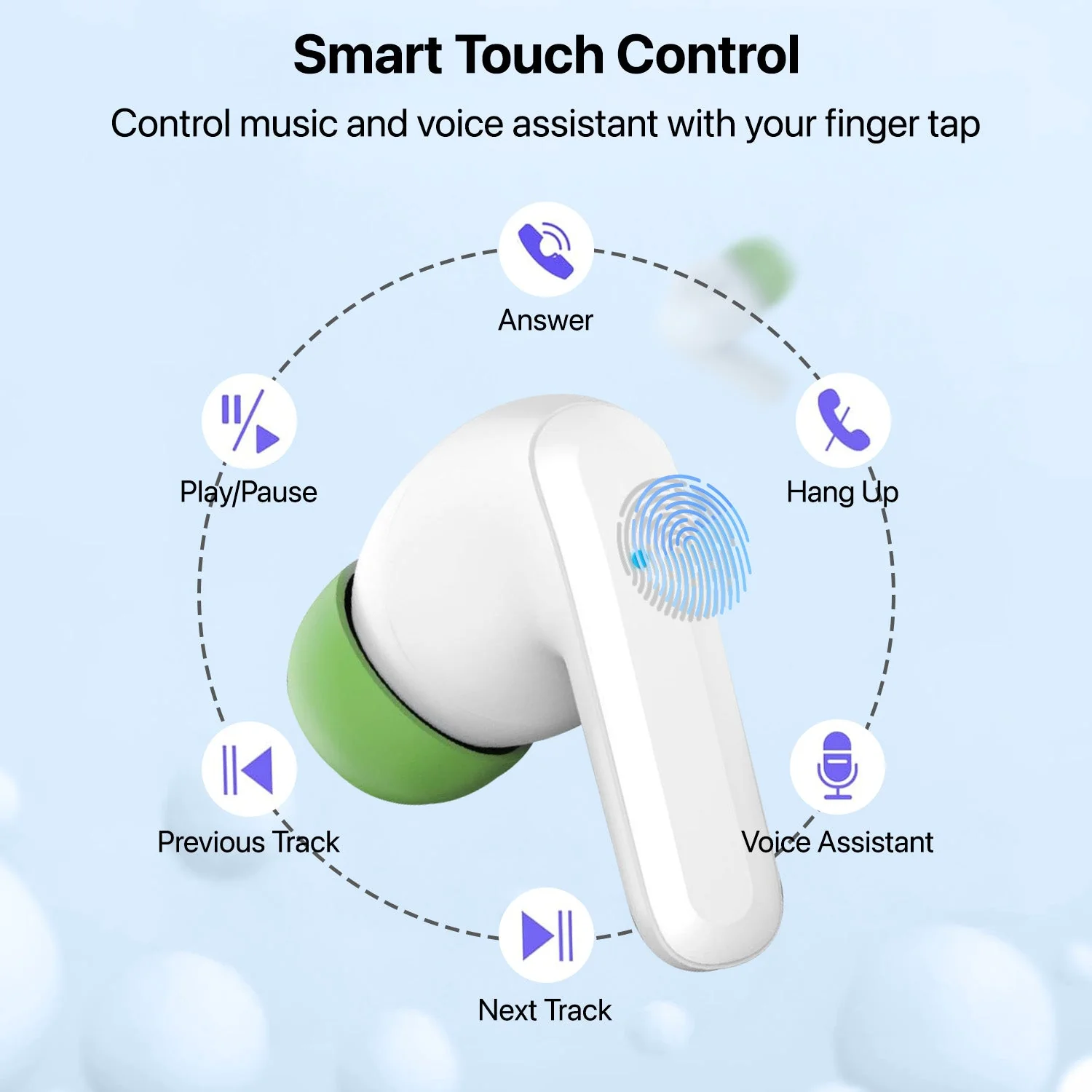 Vaku Luxos ® SONAIR True Wireless Earbuds with Smart Touch Controls - Image 3