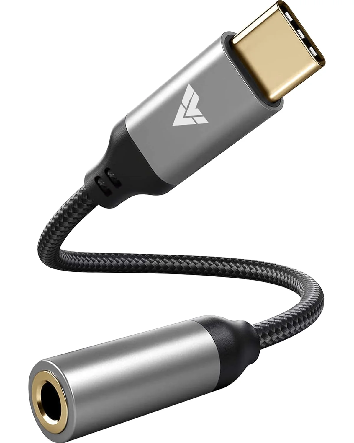 Vaku Luxos ® SonicPro Type C to 3.5 mm Jack Digital Audio DAC 24bit/96KHz 3.5mm Connector Aux Cable, Headphone, Earphone USB C Converter / Adapter For Samsung, Oneplus, iPhone 17/16/15