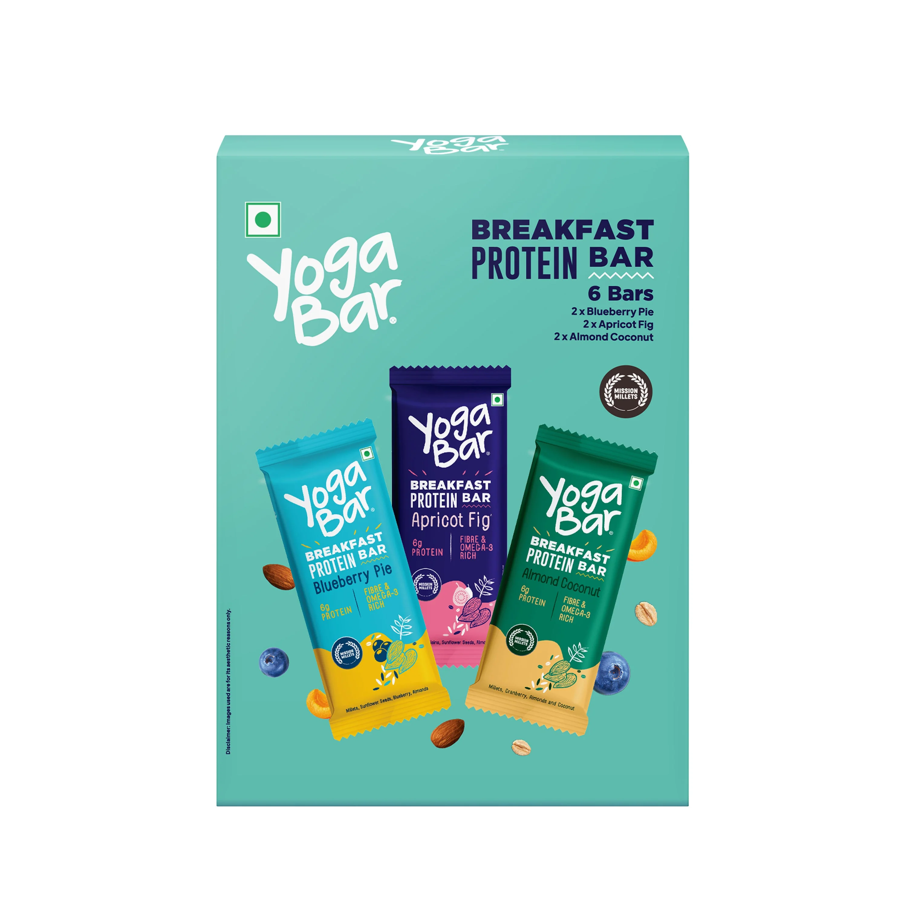 Variety Pack Breakfast Bar Box (Pack of 6) 270g - Image 104