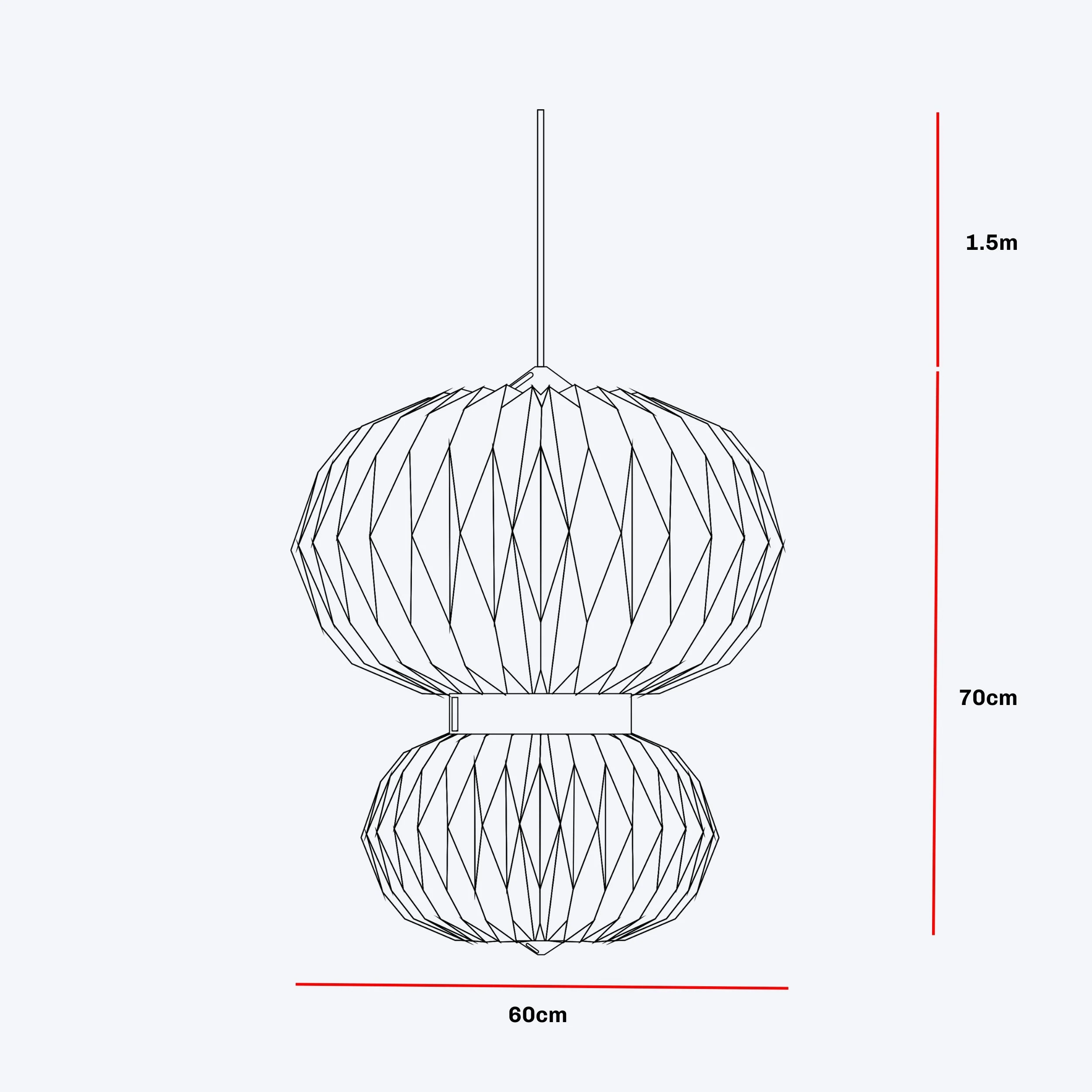 Velocity Two-Tier Pendant Light - Image 6
