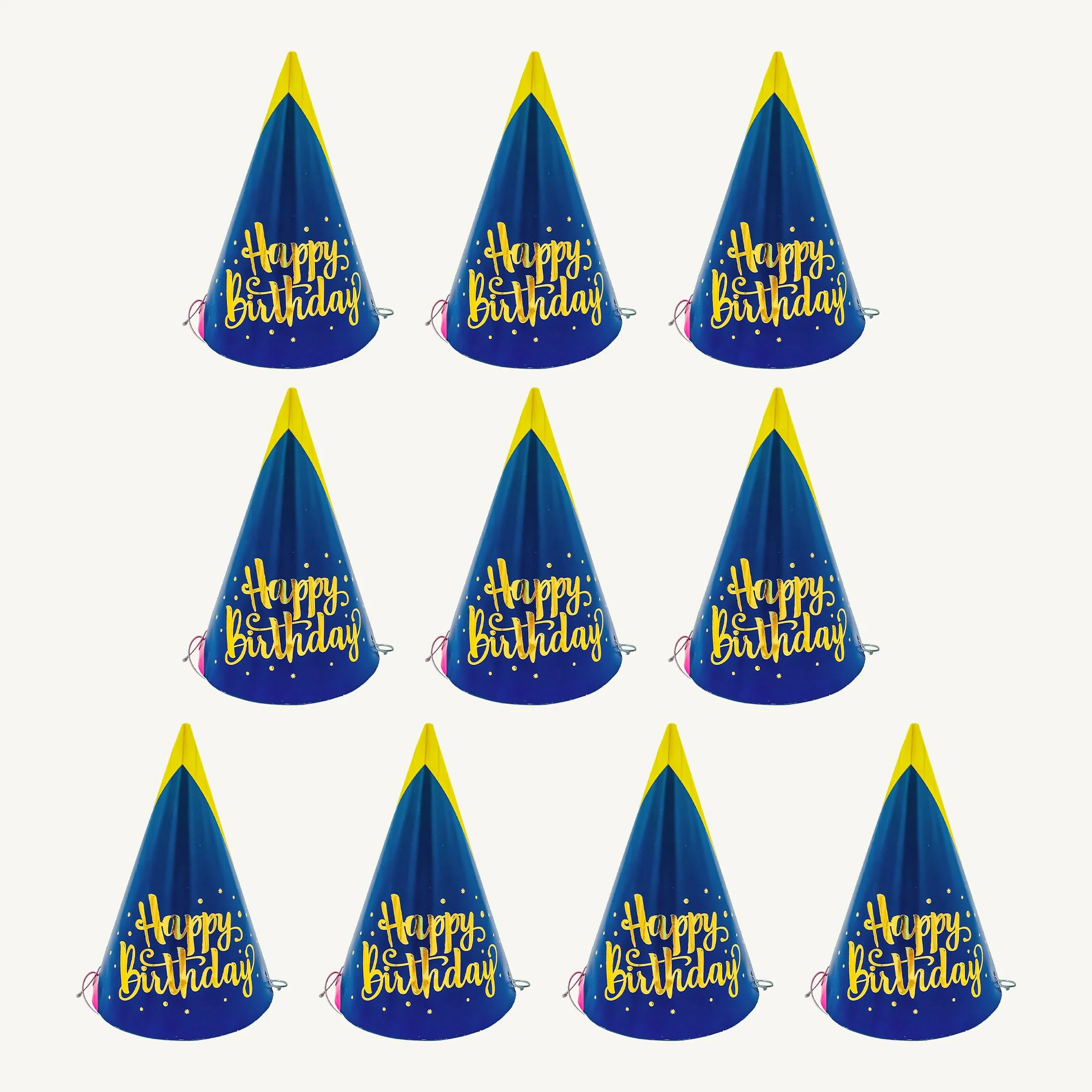 Vibrant blue caps for a festive birthday bash - Image 3