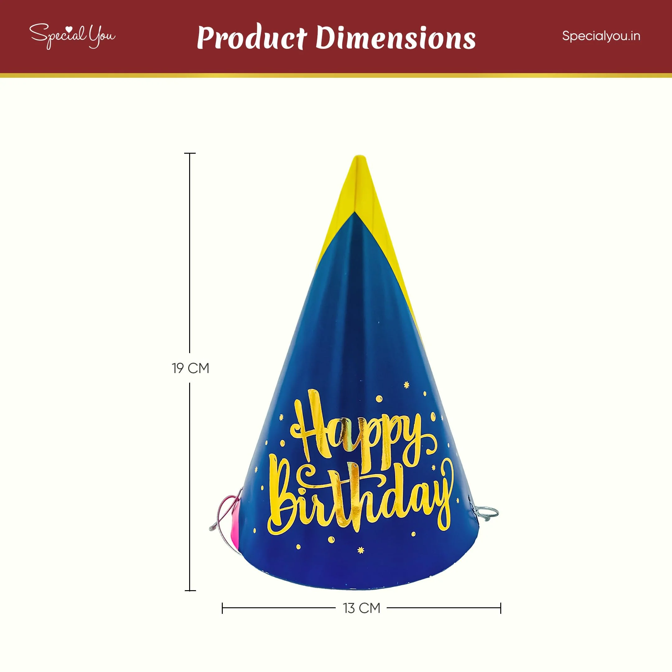 Vibrant blue caps for a festive birthday bash - Image 4