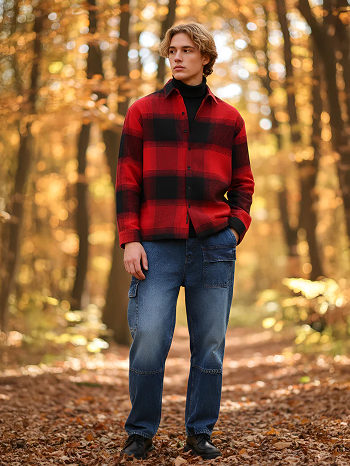 Vignette-Checkered Oversized Shirt - Image 5