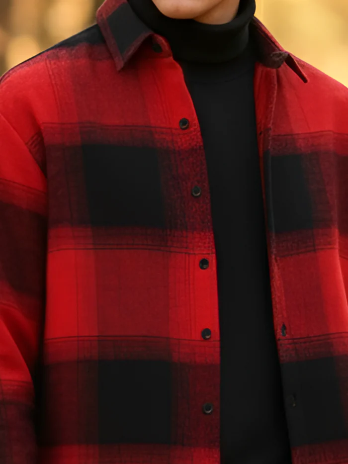 Vignette-Checkered Oversized Shirt - Image 6