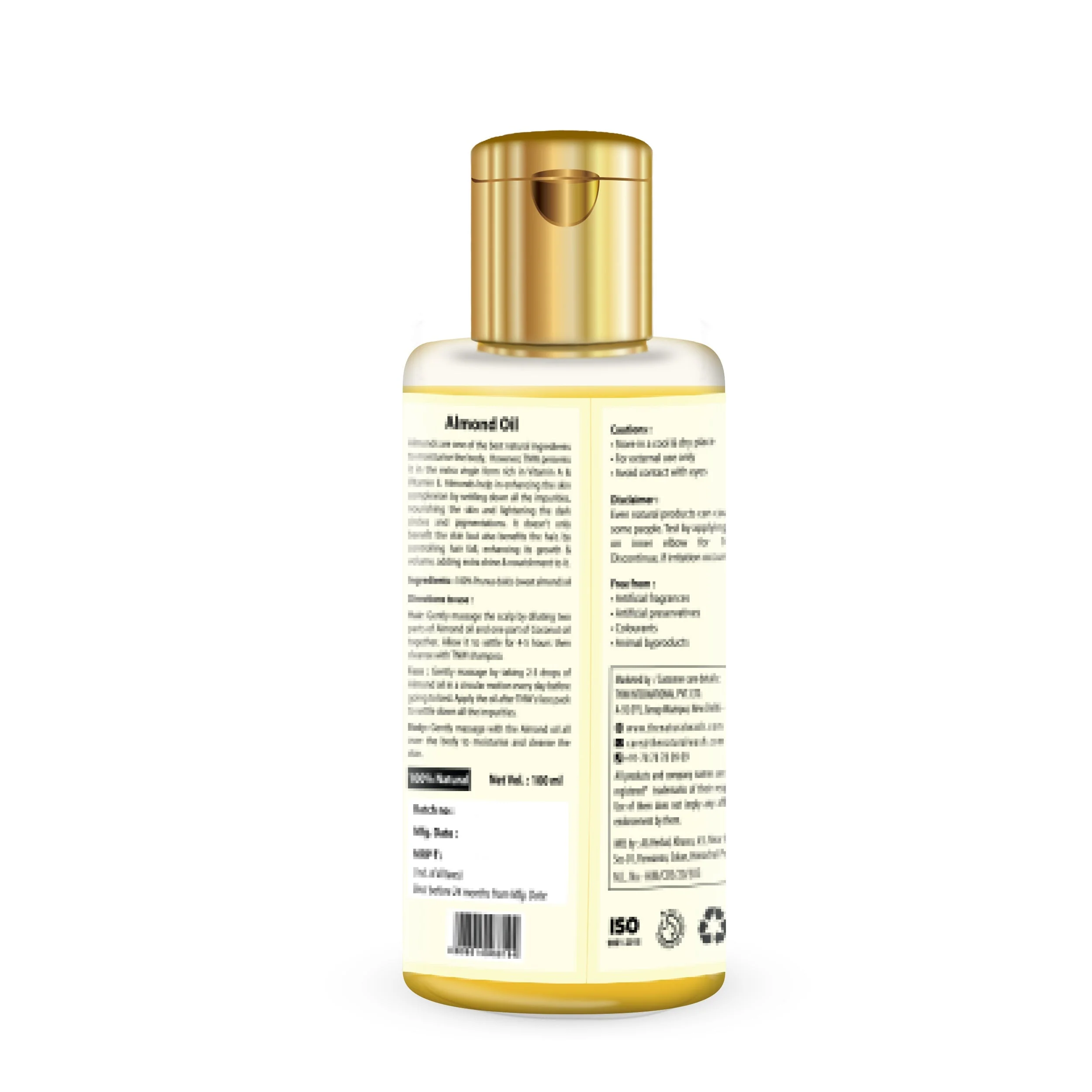 Virgin Almond Oil - Cold Pressed Oil For Skin & Hair (Pure & Natural). - Image 7