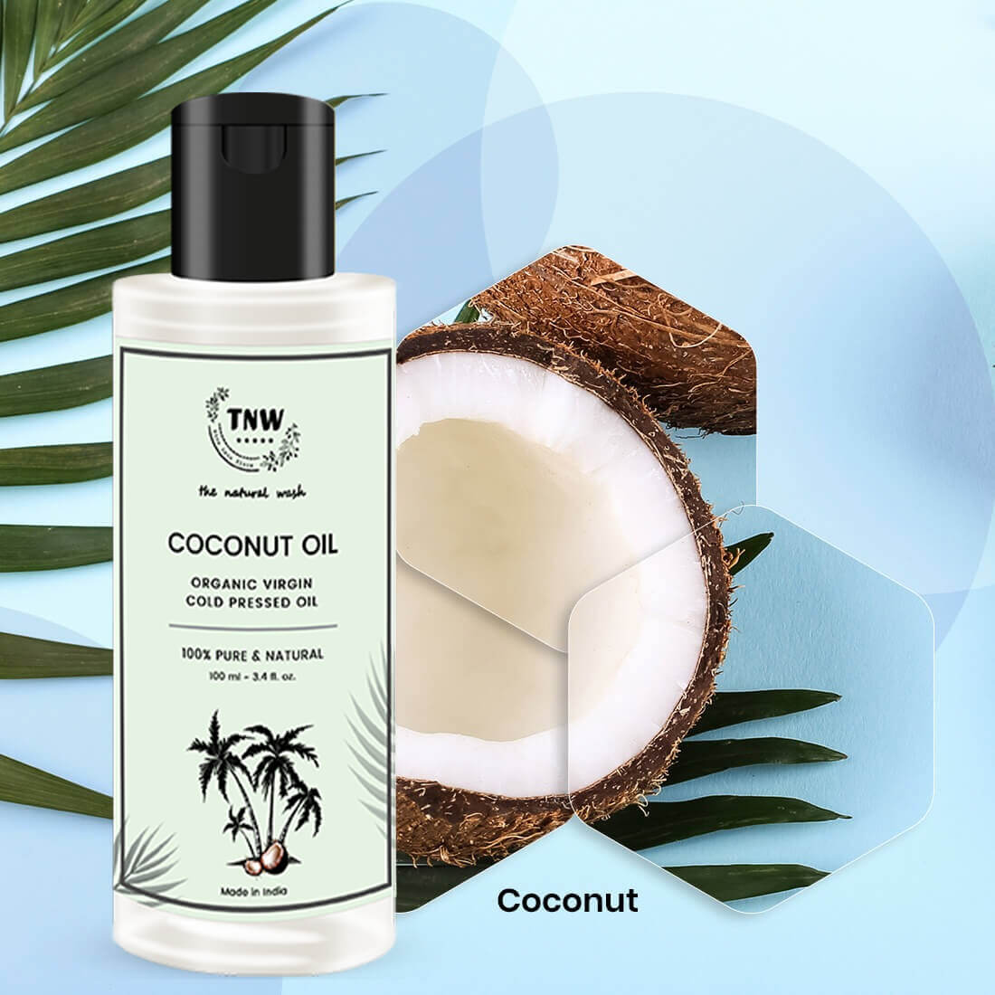 Virgin Coconut Oil - Cold Pressed Oil For Skin & Hair (Pure & Natural) @ 1 (Exclusive) - Image 2