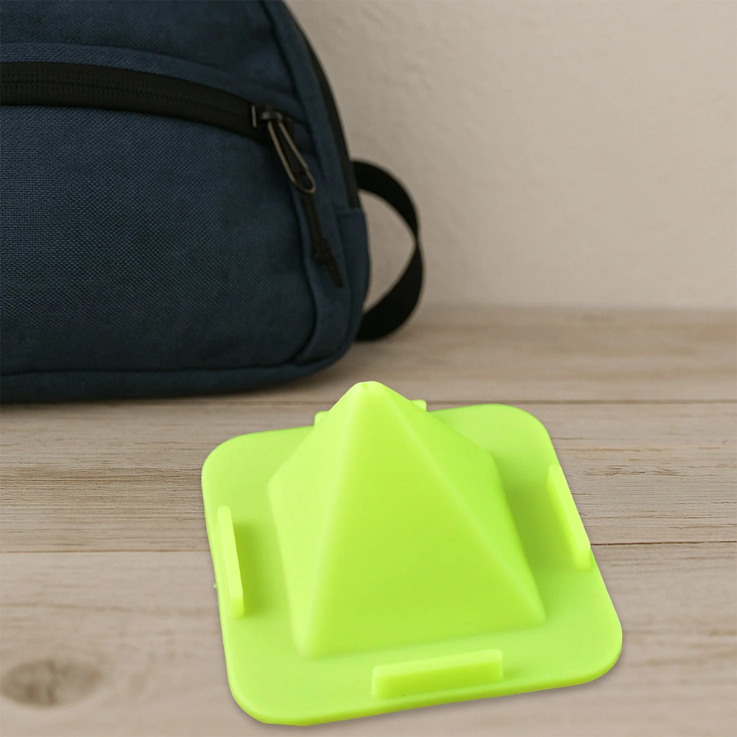 Virgin Mobile Accessories Universal Portable Four-Sided Pyramid Shape Desktop/ Table Mobile Holder Stand (1 Pc) - Image 7