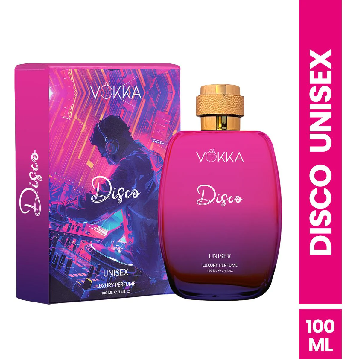 Vokka Disco 100ml Unisex Perfume - Image 2