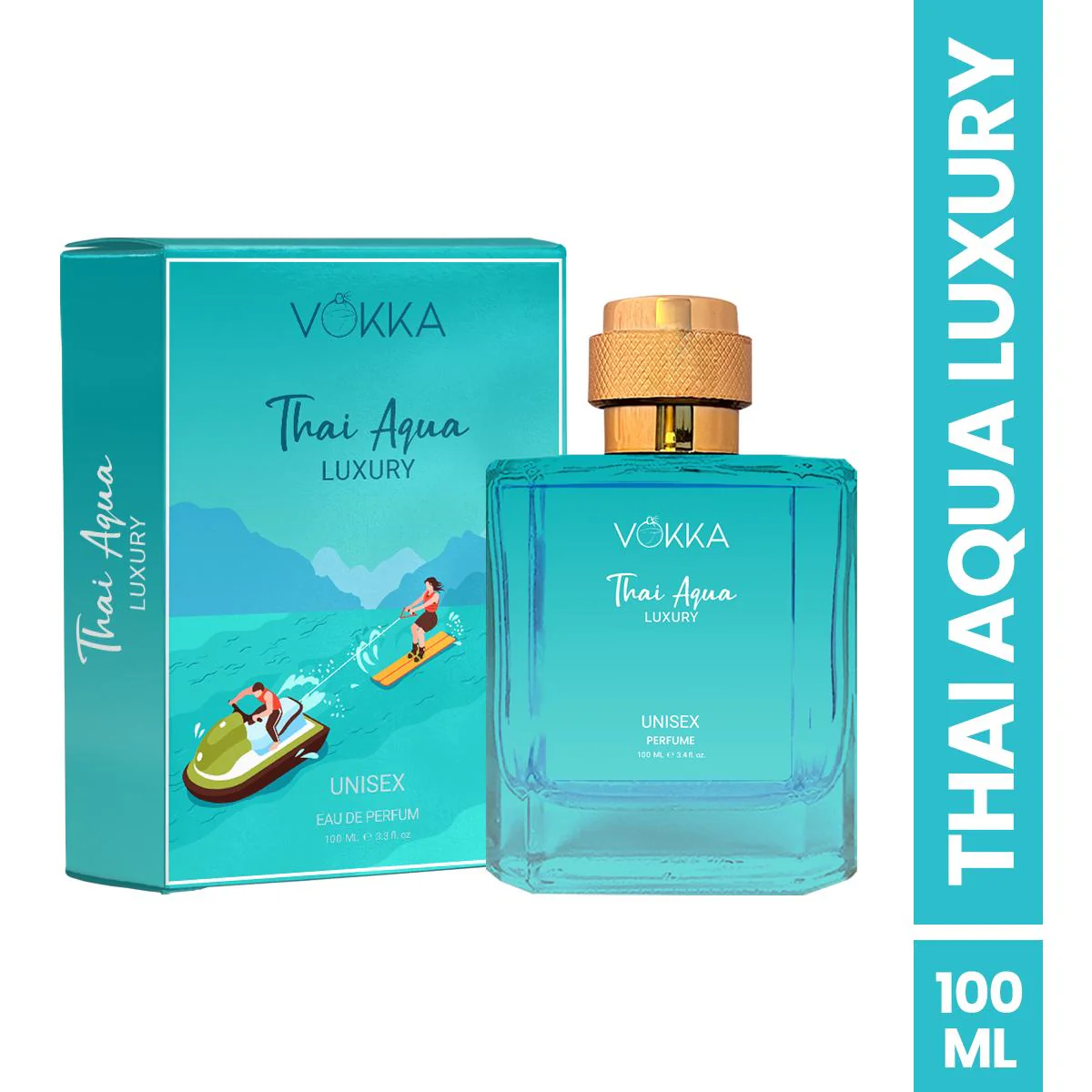 VOKKA Thai Aqua 100 ml Unisex Luxury Long Lasting Aqua Perfume For Men And Women - Image 2