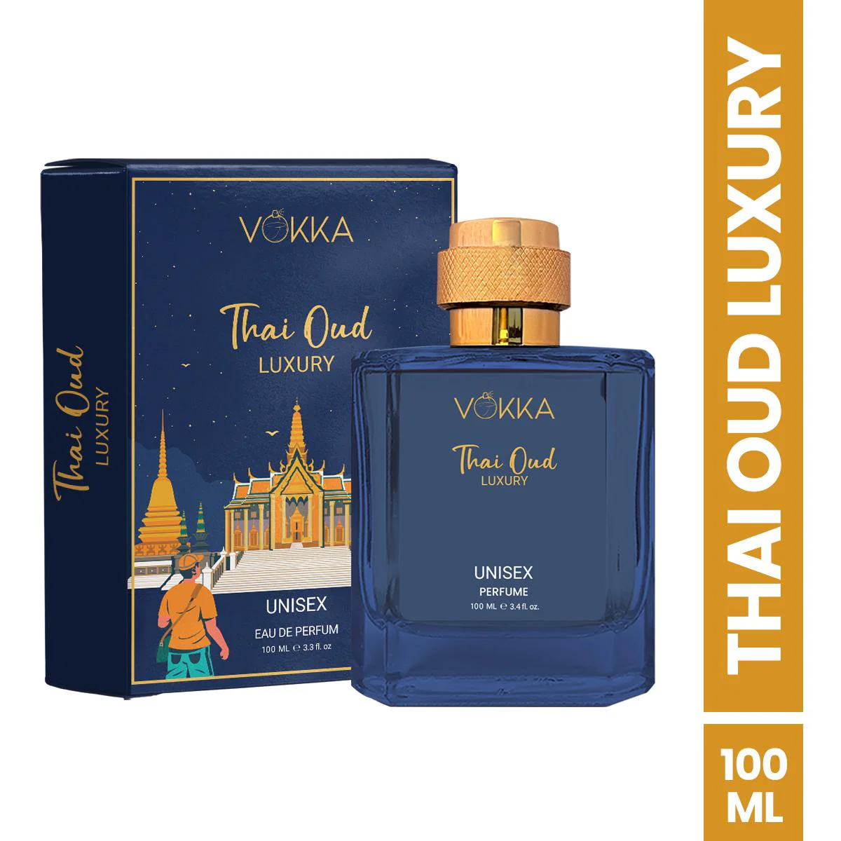VOKKA Thai Oud 100 ml Unisex Luxury Long Lasting Woody Perfume For Men And Women - Image 2
