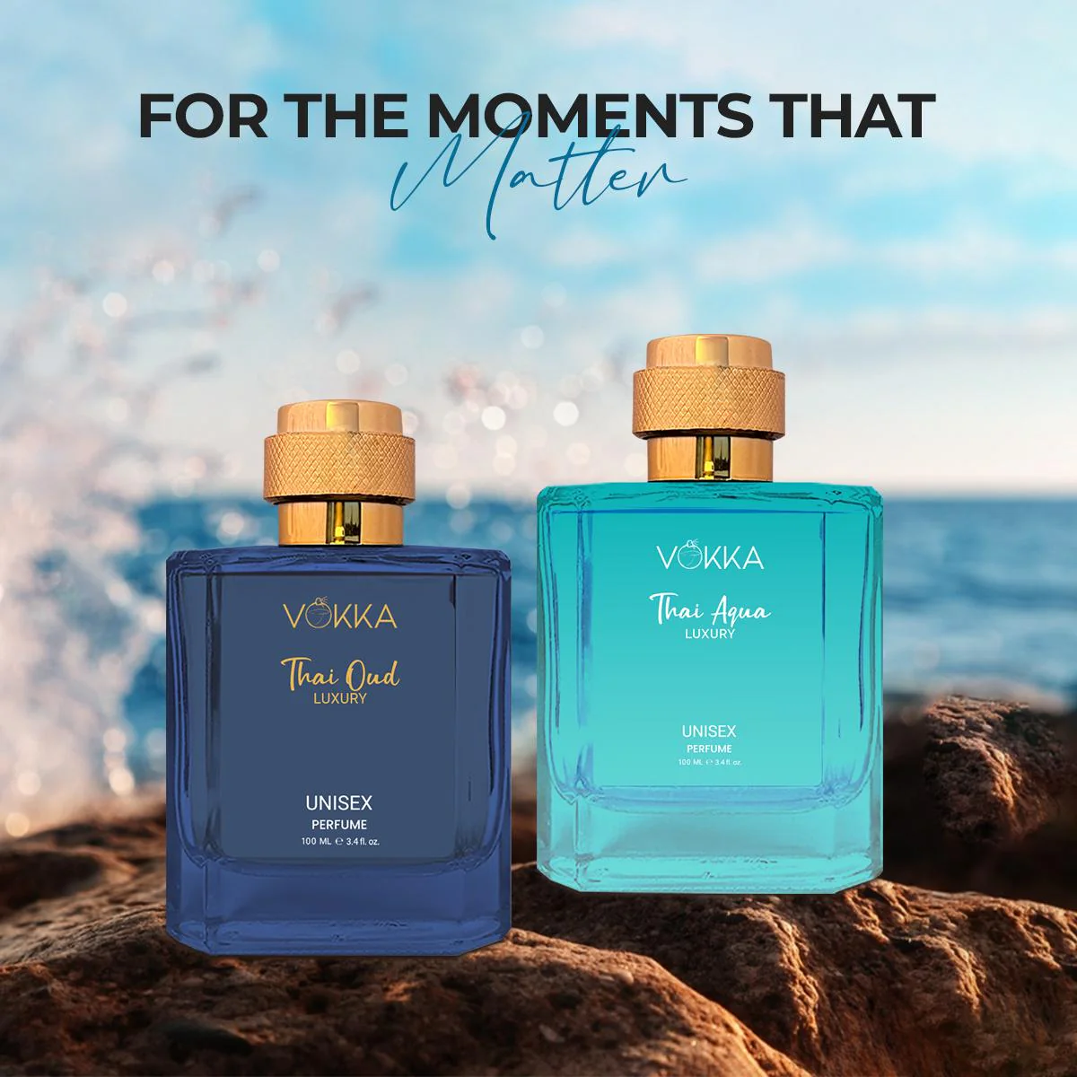 VOKKA Thai Oud & Thai Aqua 100 ml (Pack of 2) Luxury Long Lasting Perfume - Image 6