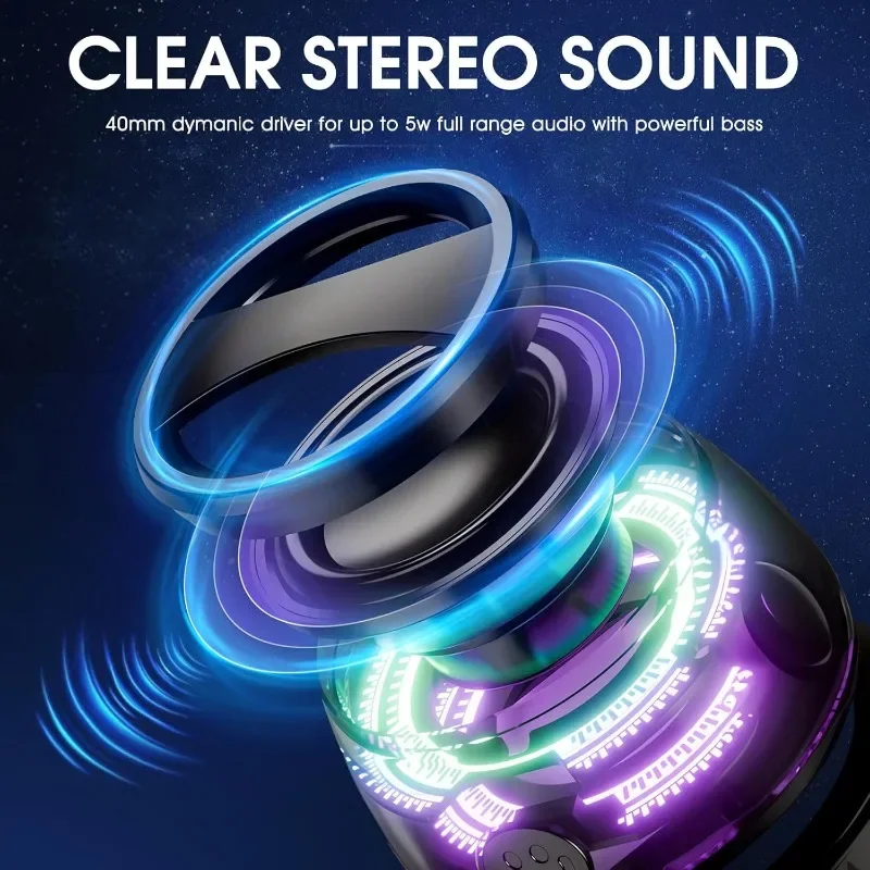 Voxa: Bluetooth Speaker with Magsafe Magnetic Mount, RGB Lights & Clear Transparent Design, Works as Phone Stand for Travel, Adventure & Gamers - Image 7