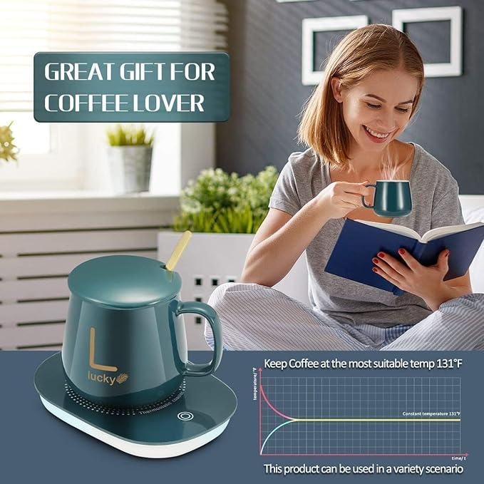 WarmEase: Electric Mug Heater Pad with Heating Coaster for Coffee, Tea & Beverages – Perfect for Home & Office - Image 3