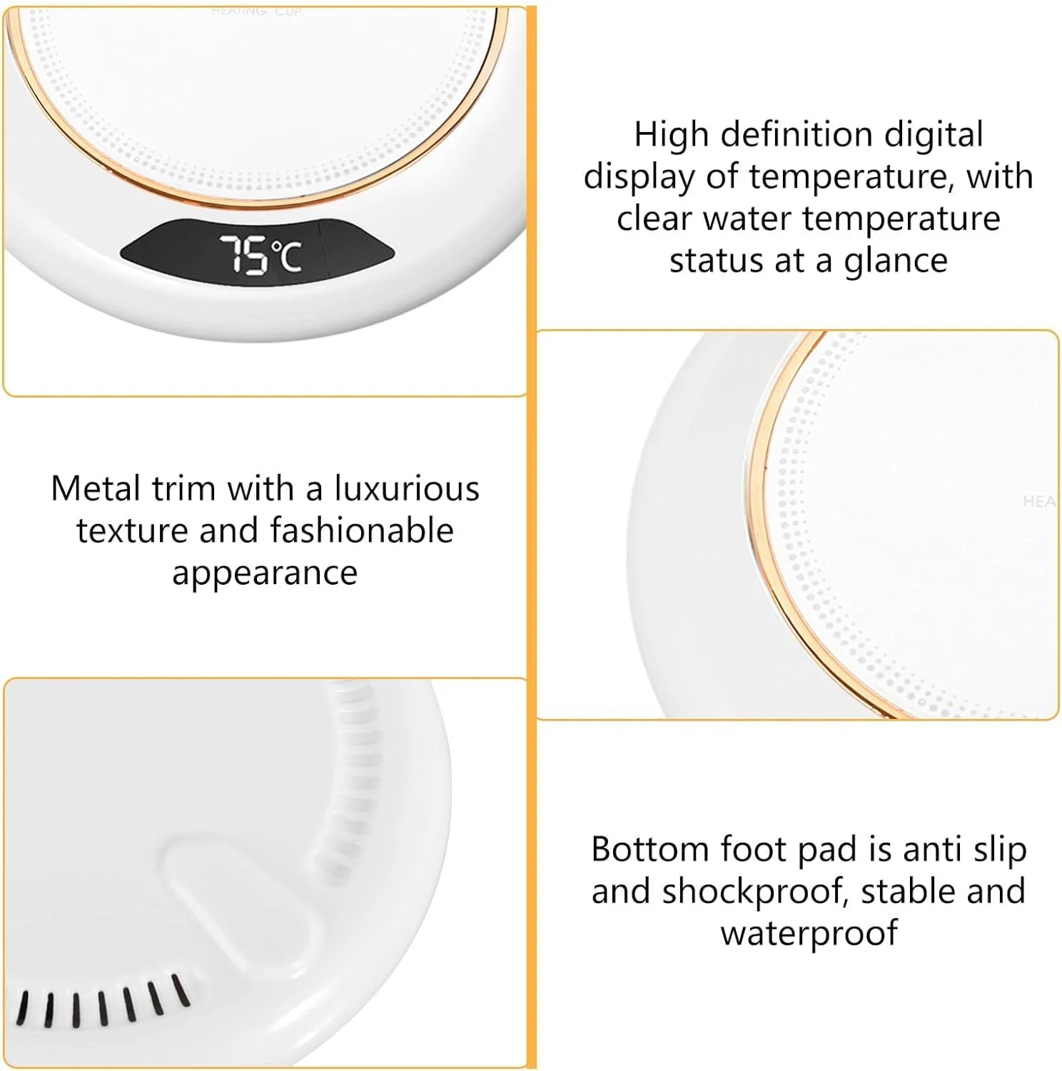 Warmy: USB-Powered Coffee Mug Warmer with LCD Display for Keeping Your Beverages Hot & Ready - Image 9