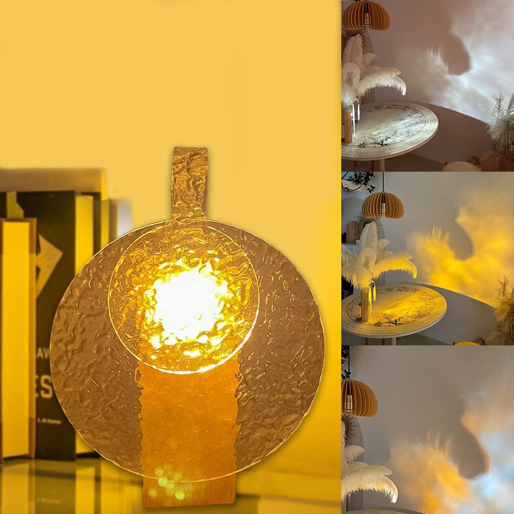 Water Wave LED Rotation Ambient Night Light - Image 5