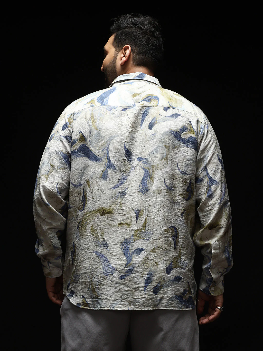 Waterbrush-Imprint Dobby Shirt - Image 4
