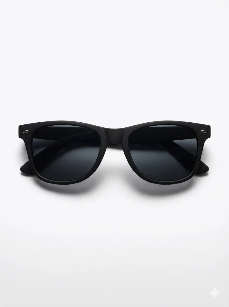 Wayfarer Sunglasses + Protective Case + Microfiber Lens Cloth - Image 2