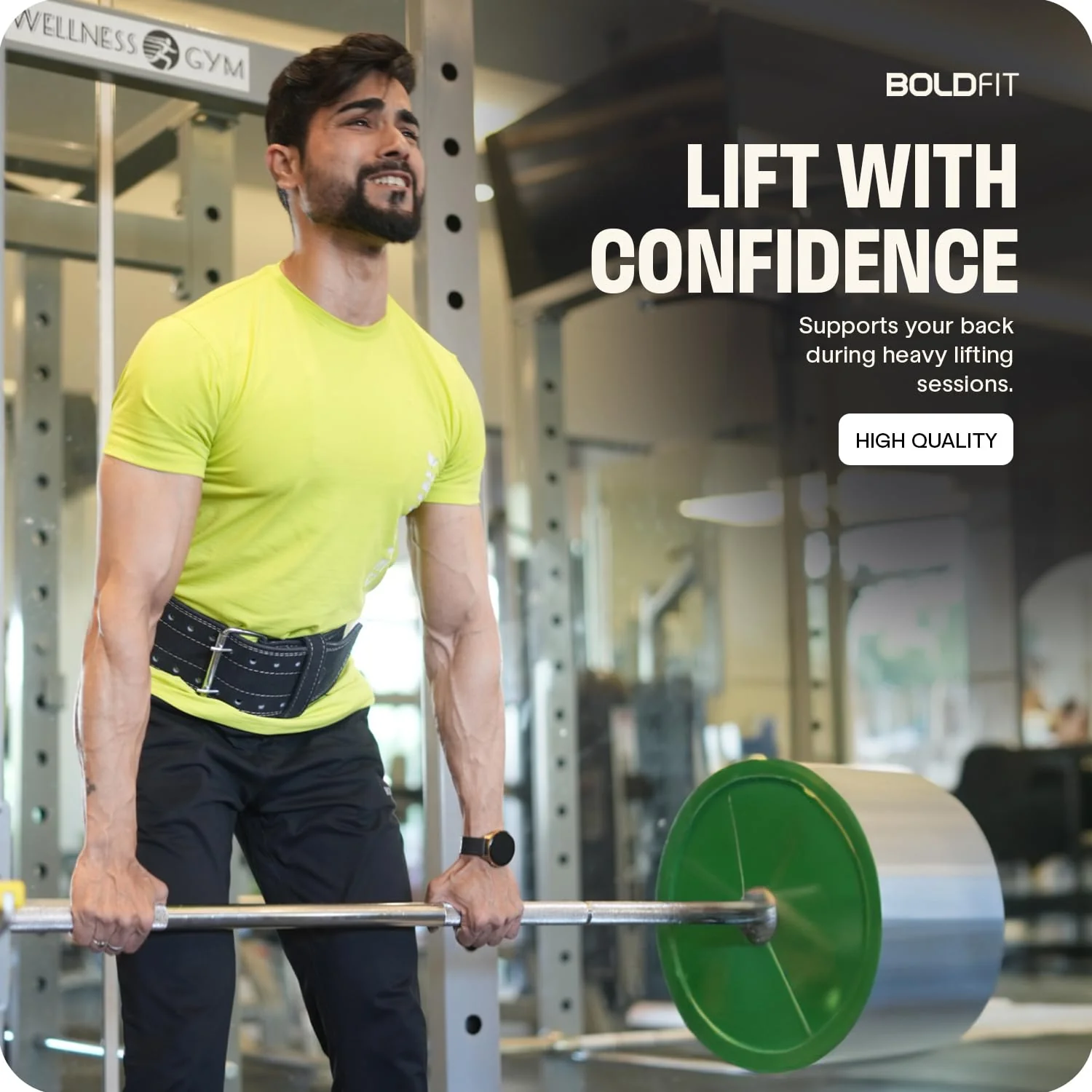 Weightlifting Gym Belt (Leather) - Image 4